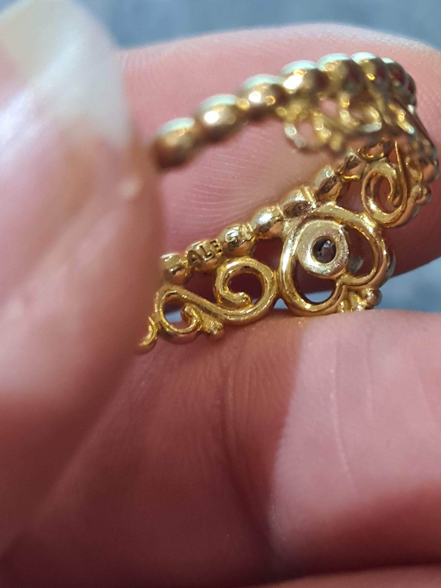 Genuine Pandora Rose Gold Princess Tiara Ring Size 52