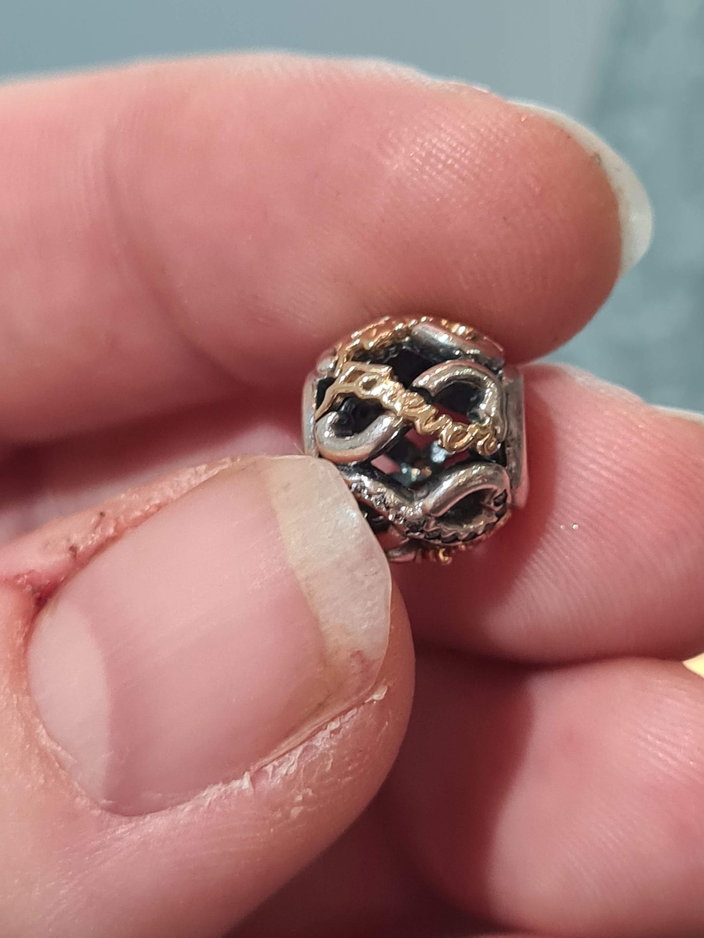 Genuine Pandora Family Forever Two Tone Infinity Charm