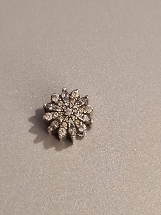 Genuine Pandora Pave Sparkle Snowflake Xmas Christmas Charm