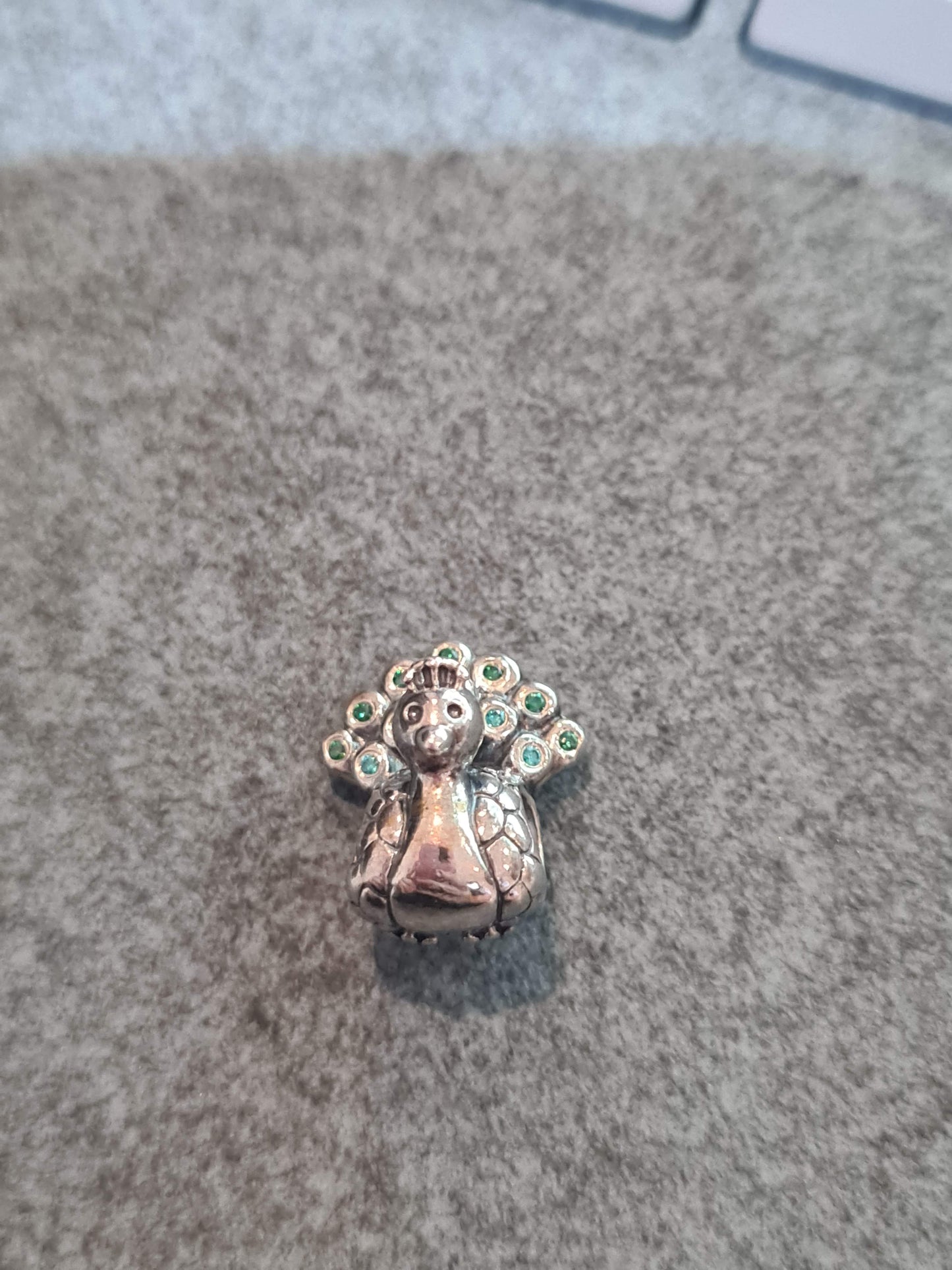 Genuine Pandora Peacock Charm HTF