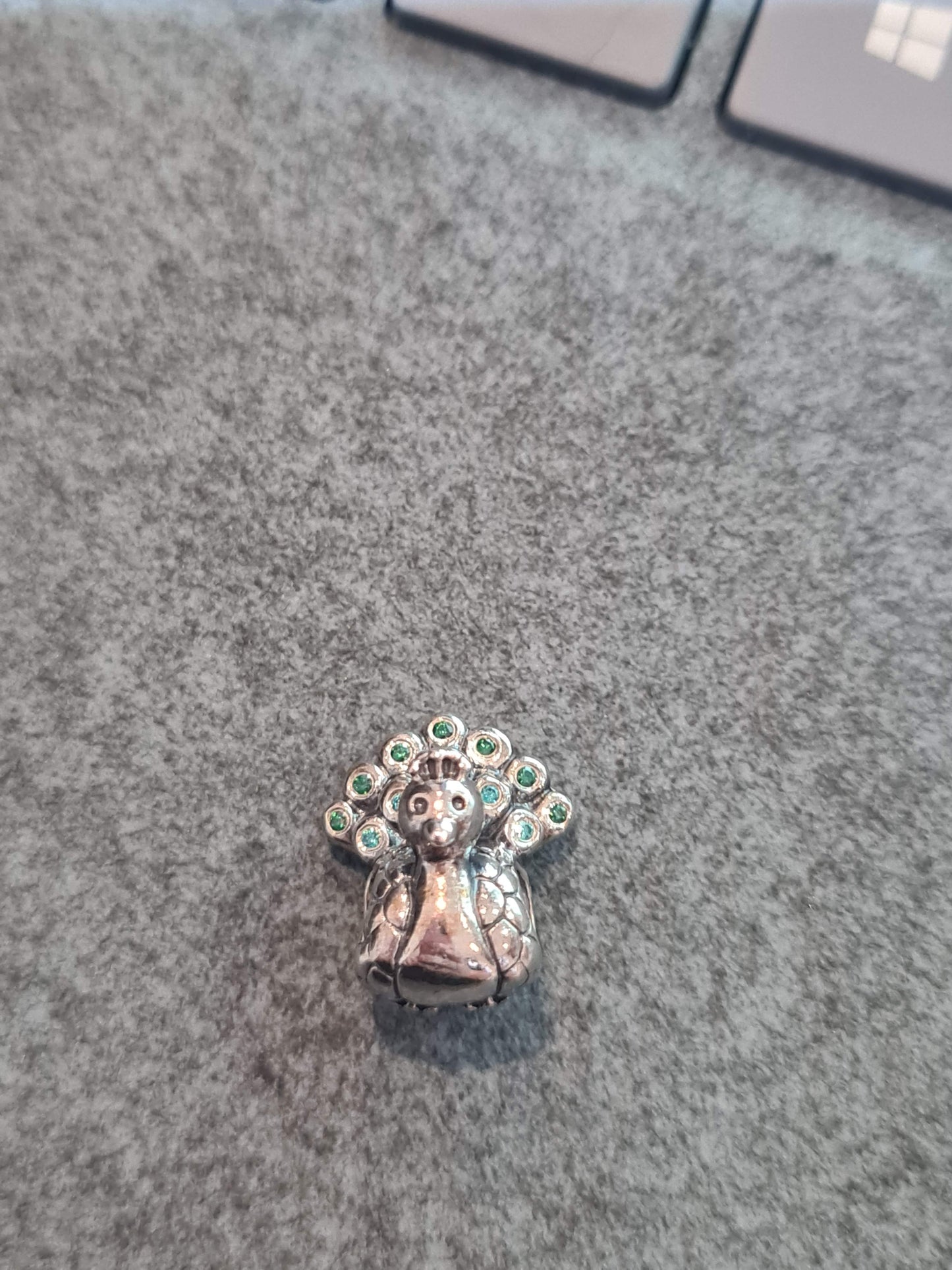 Genuine Pandora Peacock Charm HTF