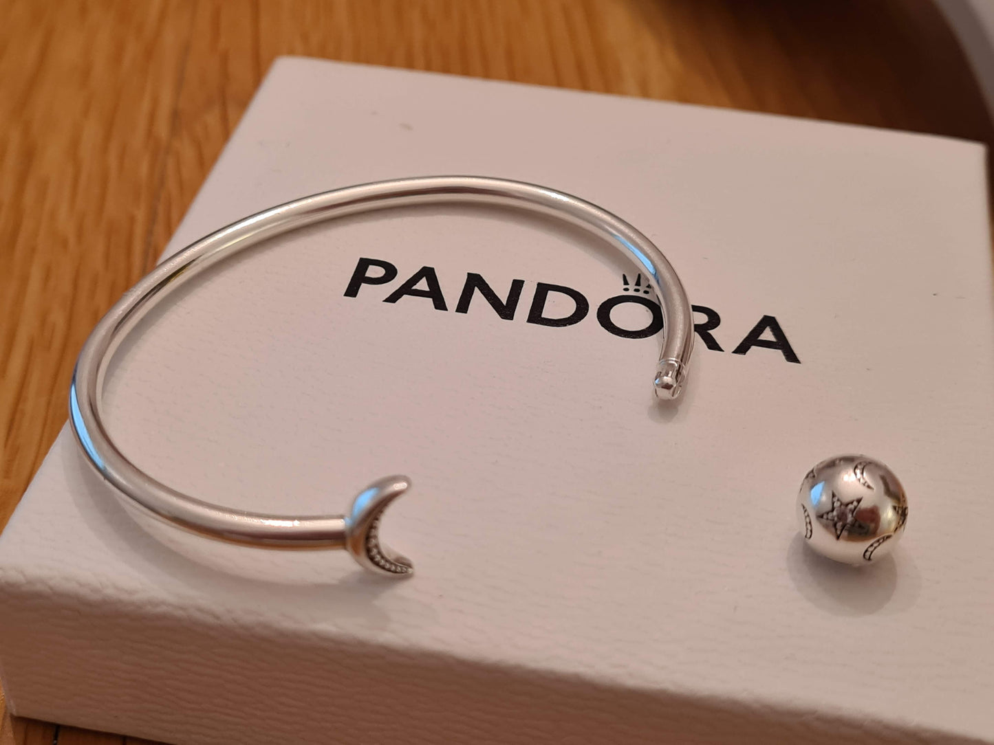 Genuine Pandora Sun and Moon Bangle Size ...