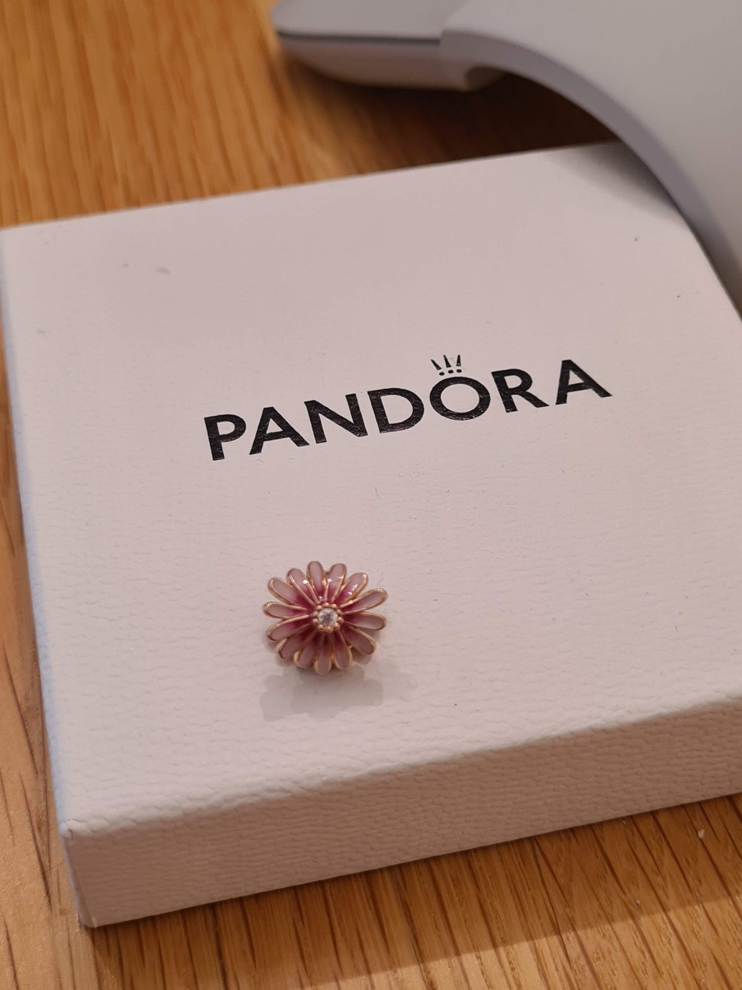 Genuine Pandora Rose Gold Flower Daisy Charm