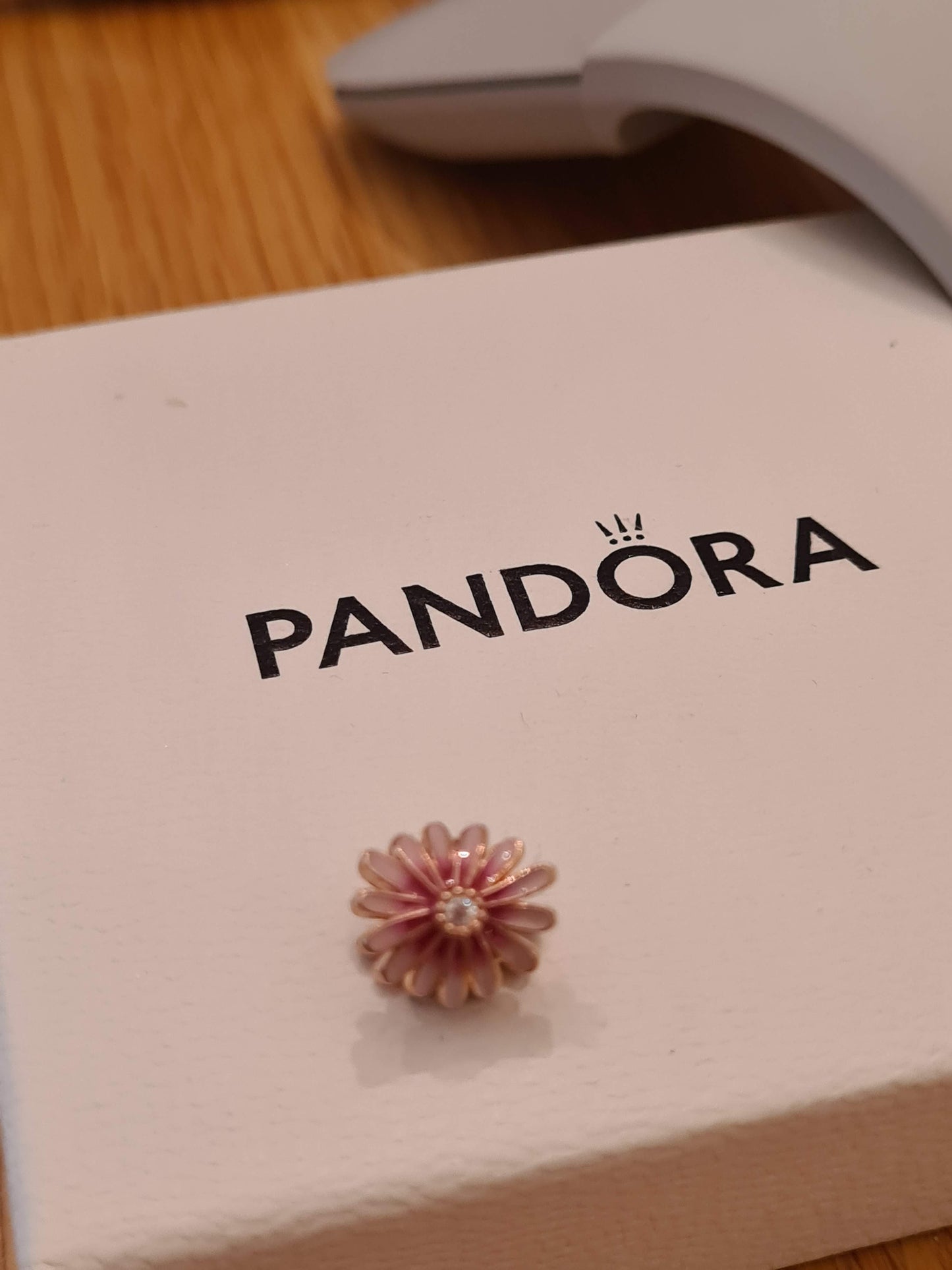 Genuine Pandora Rose Gold Flower Daisy Charm