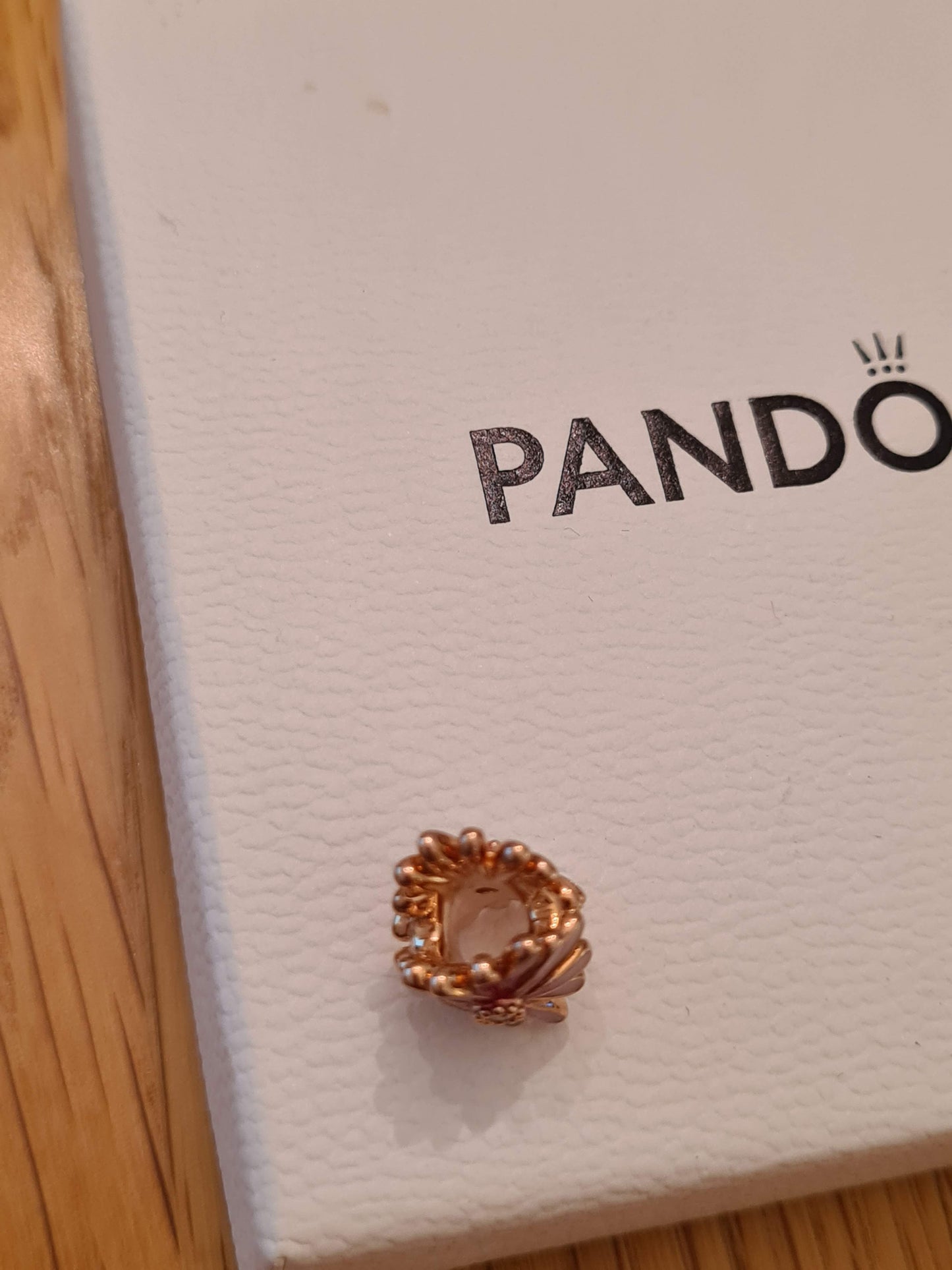 Genuine Pandora Rose Gold Flower Daisy Charm