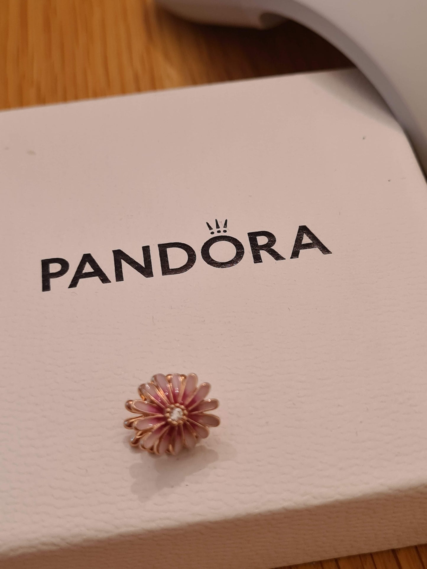 Genuine Pandora Rose Gold Flower Daisy Charm