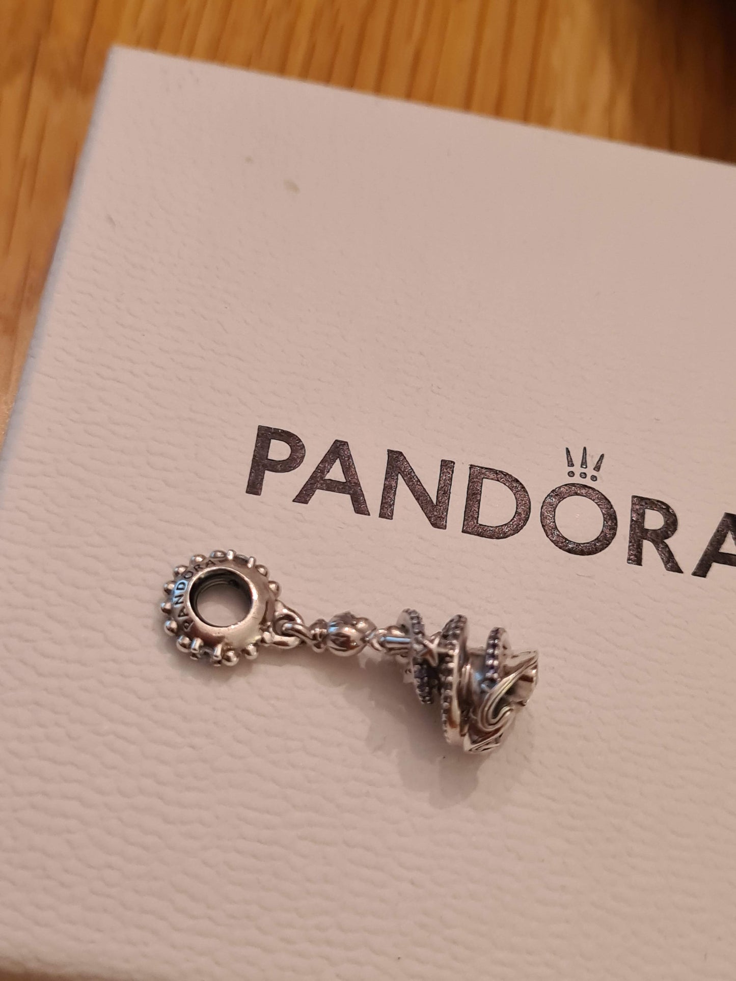Genuine Pandora Brand New Disney Cinderella Twirl Dangle Charm