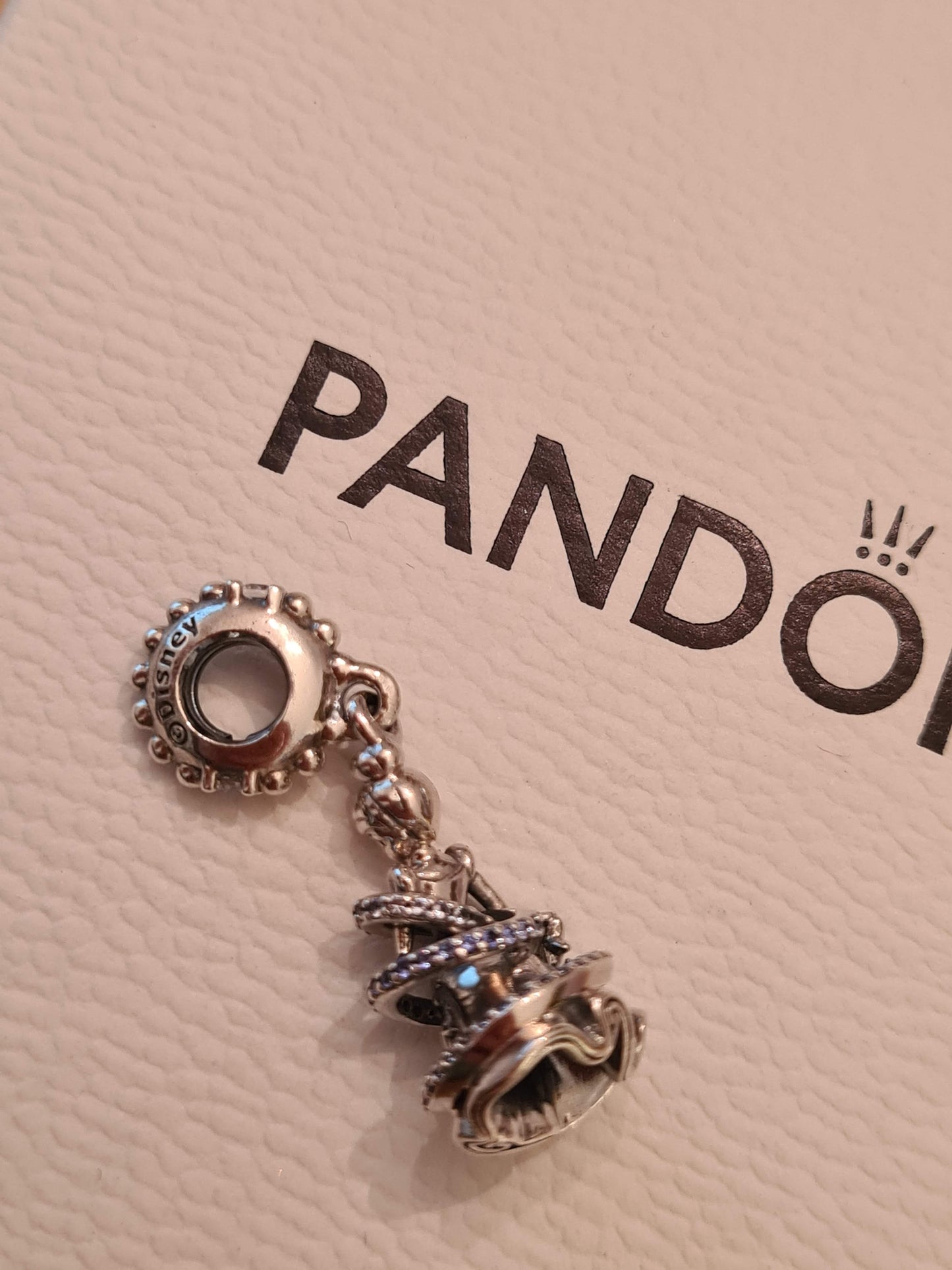 Genuine Pandora Brand New Disney Cinderella Twirl Dangle Charm