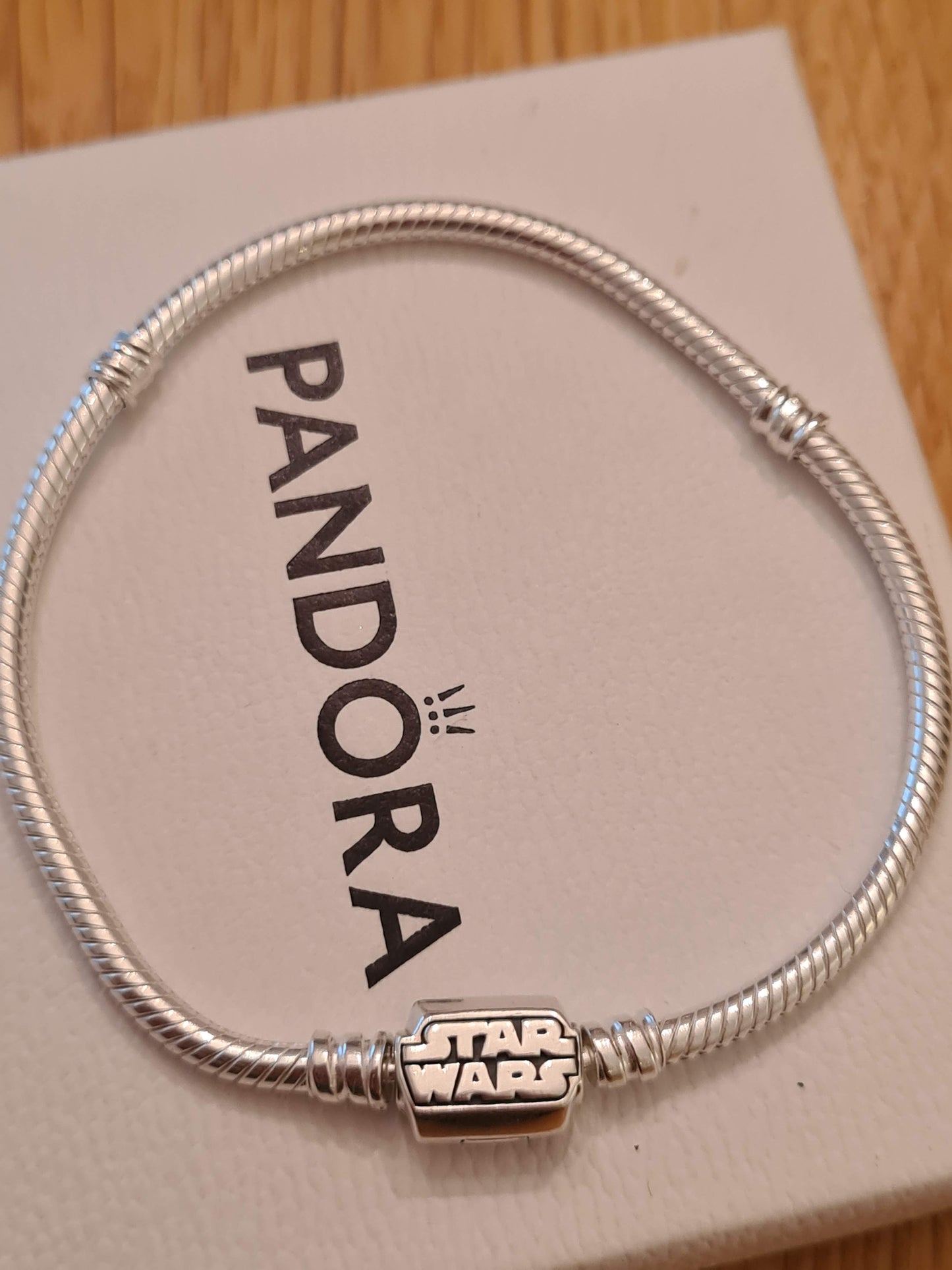 Genuine Pandora Brand New Star Wars Snake Chain Bracelet Size 19cm