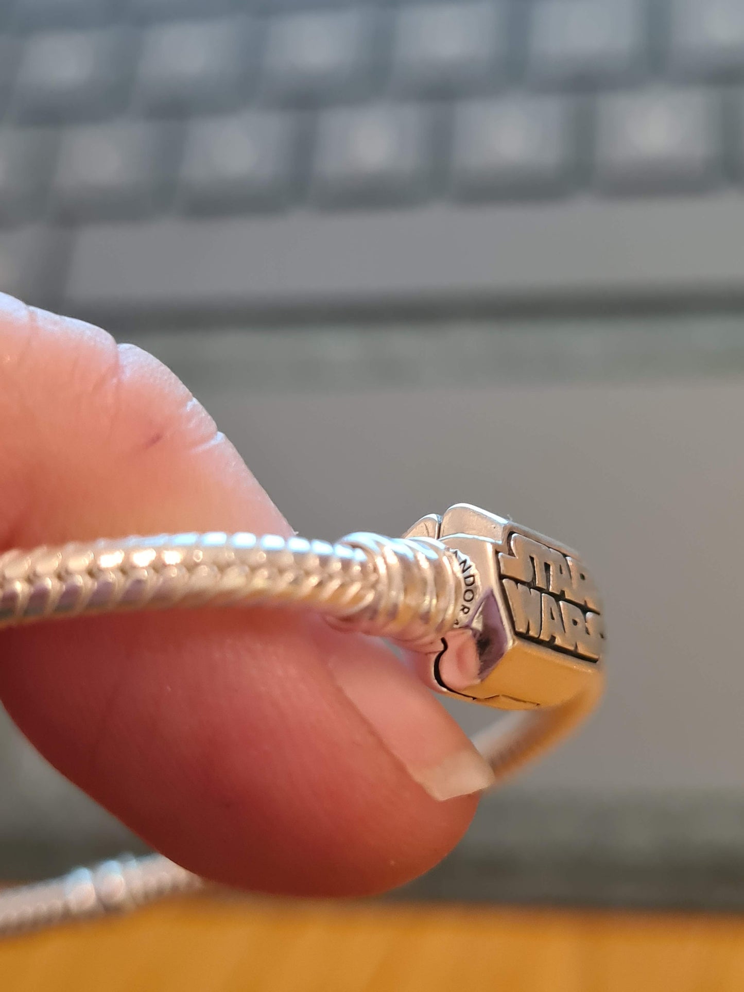 Genuine Pandora Brand New Star Wars Snake Chain Bracelet Size 19cm