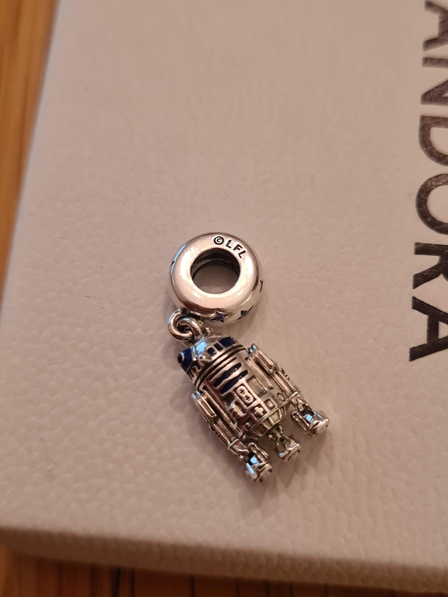 Genuine Pandora Star Wars R2D2 Robot Charm