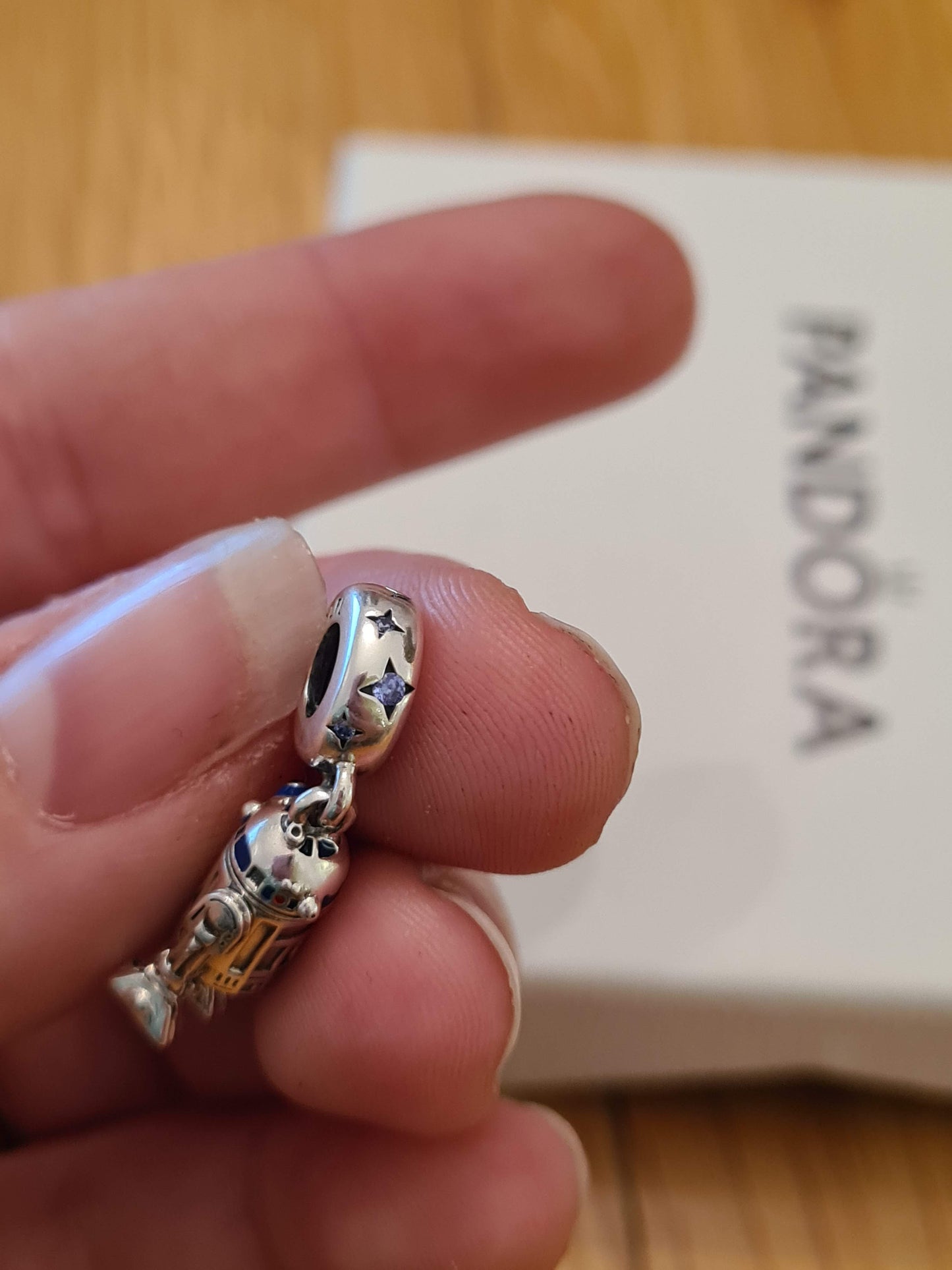 Genuine Pandora Star Wars R2D2 Robot Charm