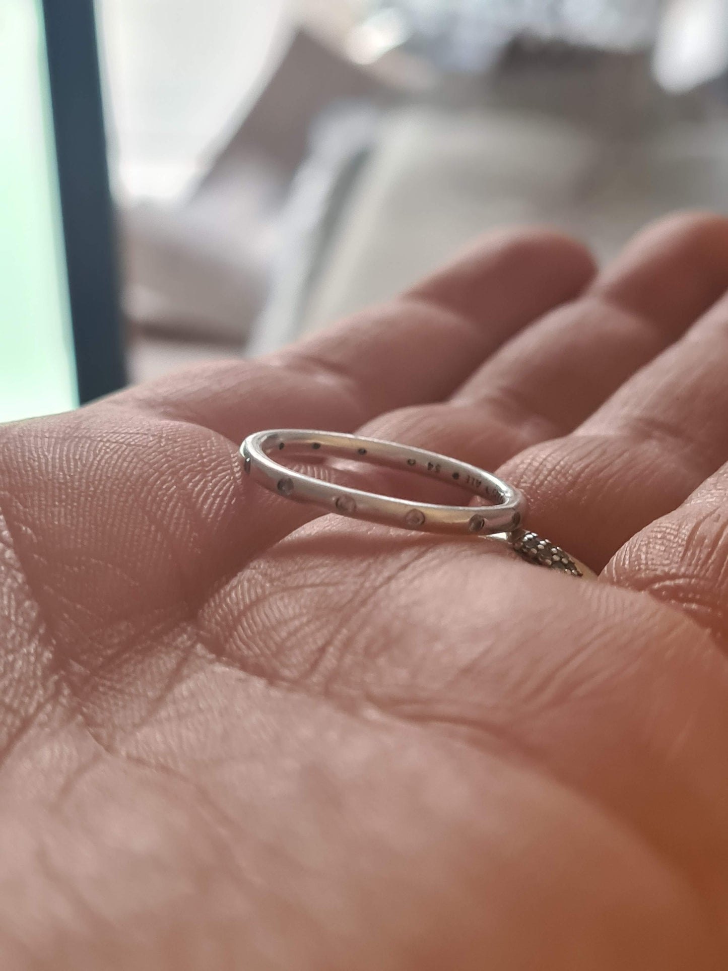 Genuine Pandora Eternity Band Plain OR Small Cz Stones Choice