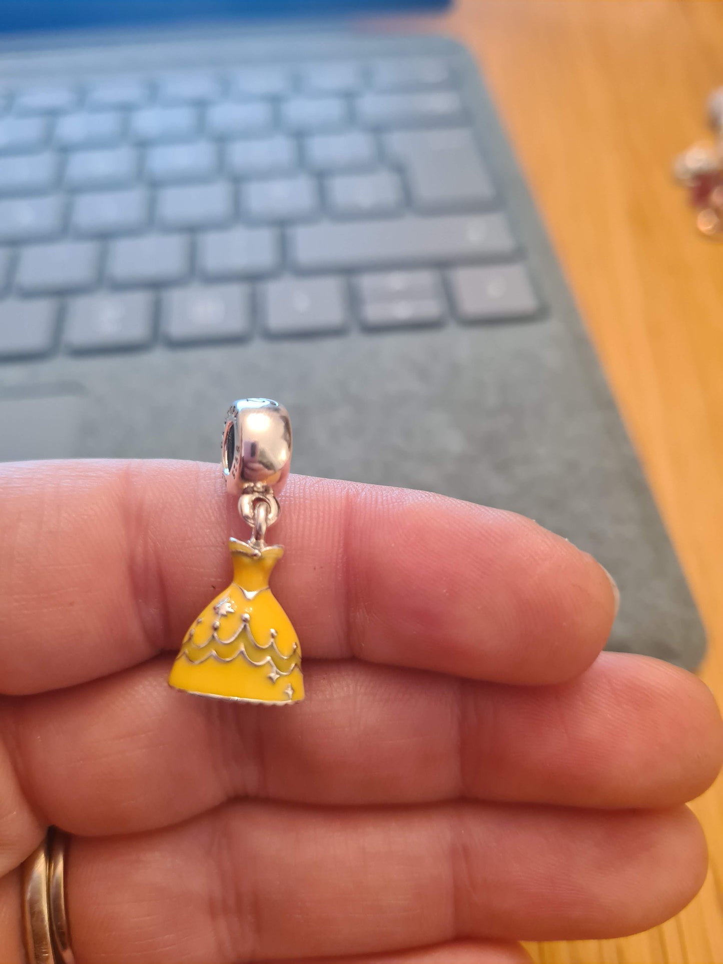 Genuine Pandora Belle's Dress Disney Charm
