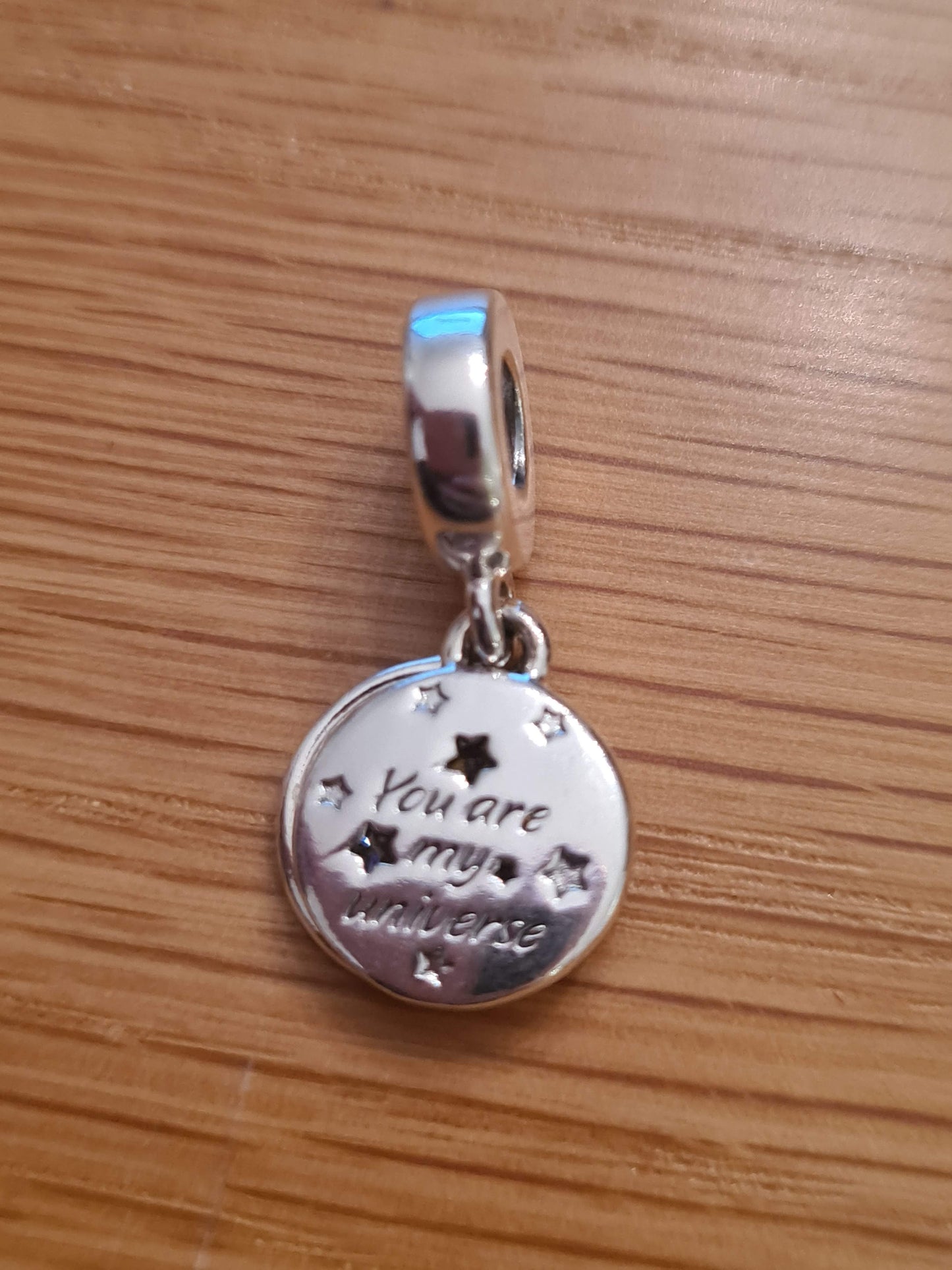 Genuine Pandora Stars and Moon Dangle You Are My Universe