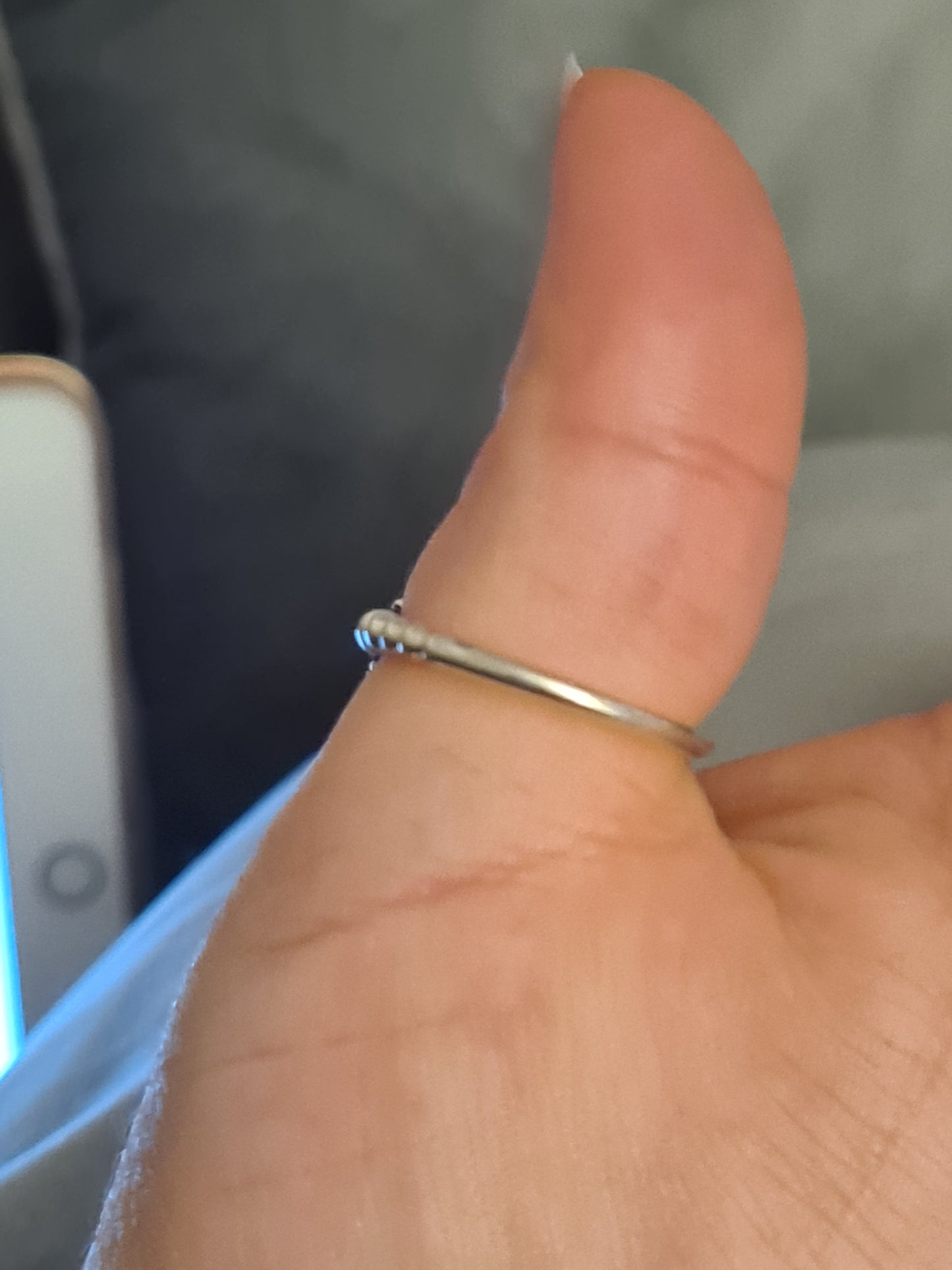 Genuine Pandora Birthstone Amythst Ring February Size 60