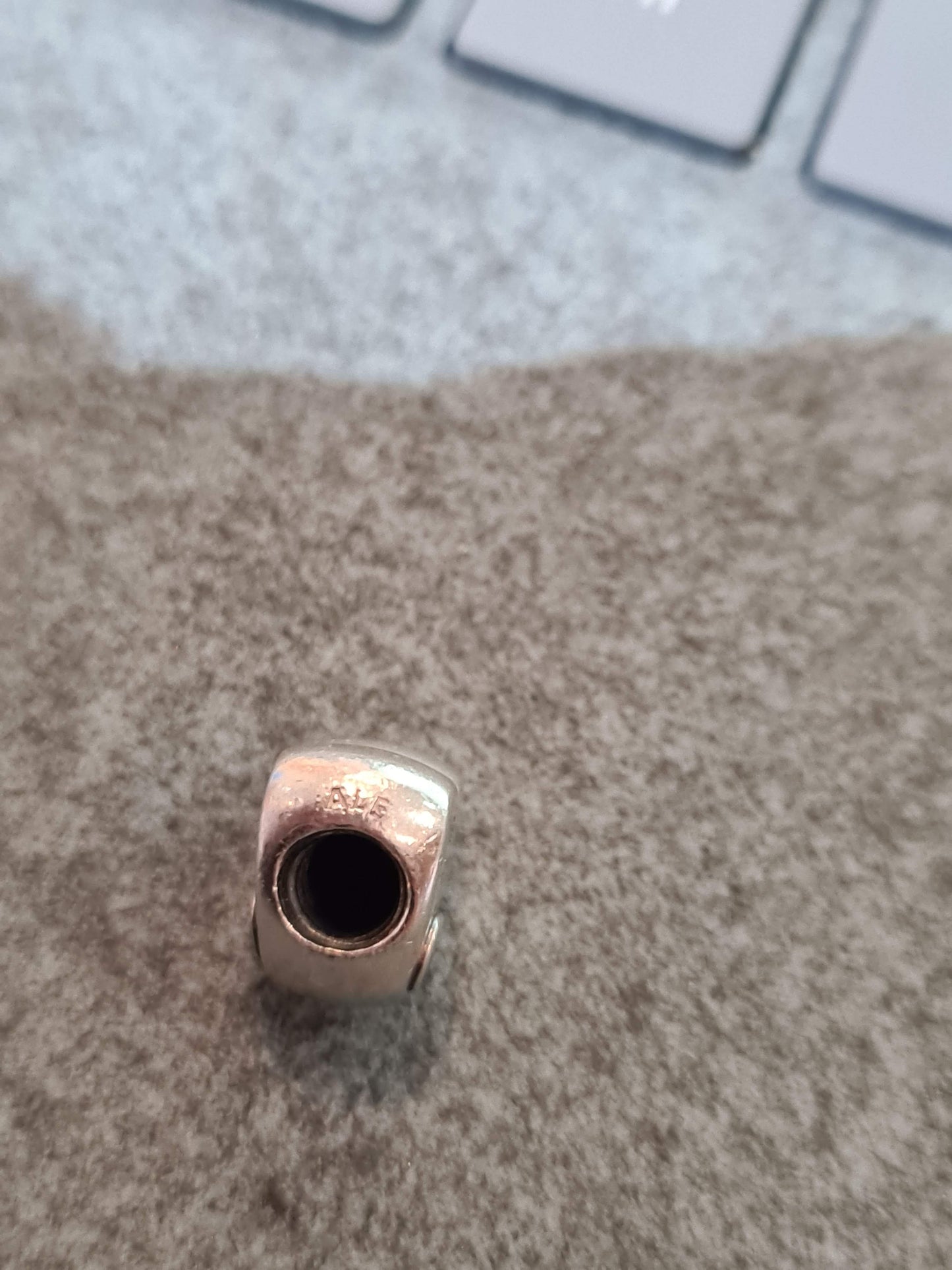 Genuine Pandora Grand Daughter Charm Heart With Stone
