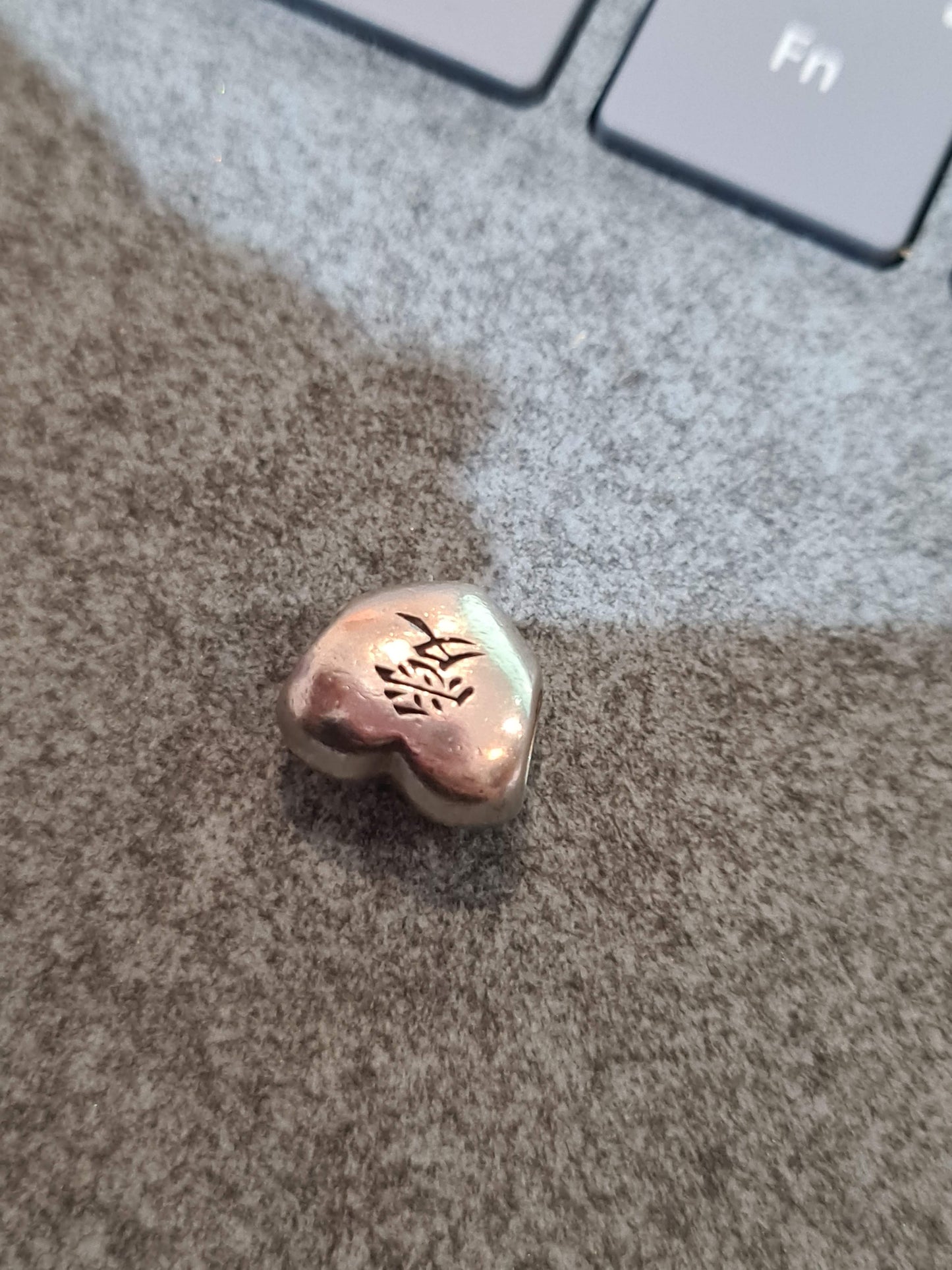 Genuine Pandora Love Chinese Symbol Heart Charm