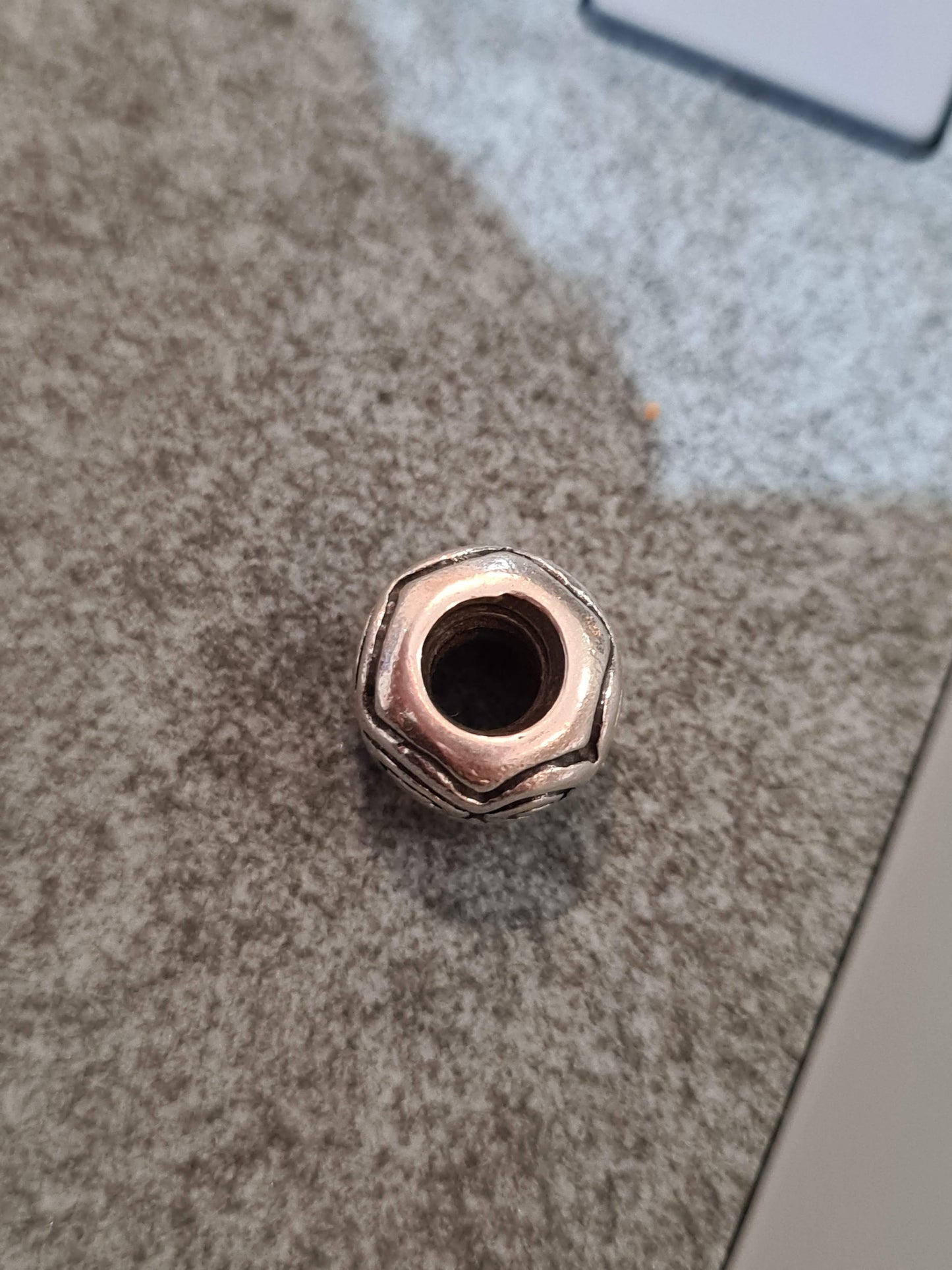 Genuine Pandora Retired Swirl Spiral Charm
