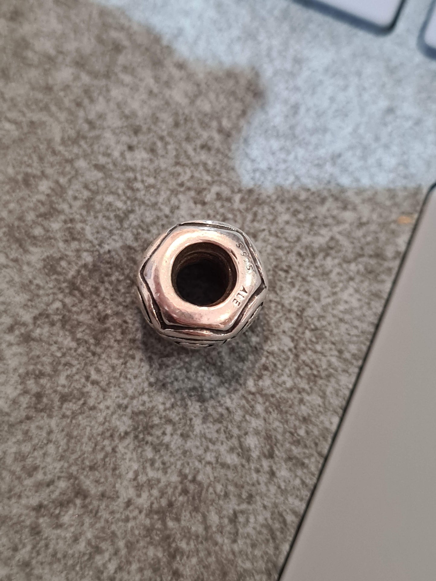 Genuine Pandora Retired Swirl Spiral Charm