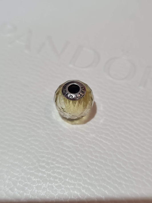 Genuine Pandora Essence Optimism Charm Lemon Quartz Greeny Yellow in Colour