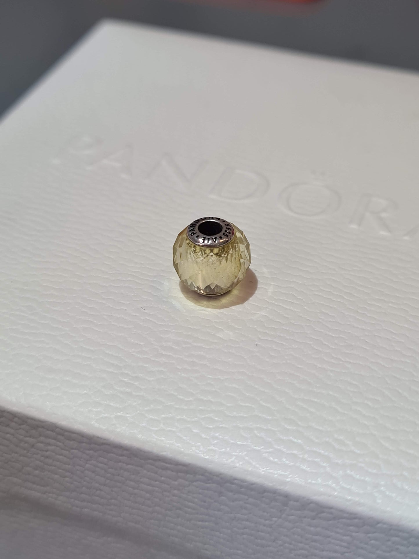 Genuine Pandora Essence Optimism Charm Lemon Quartz Greeny Yellow in Colour