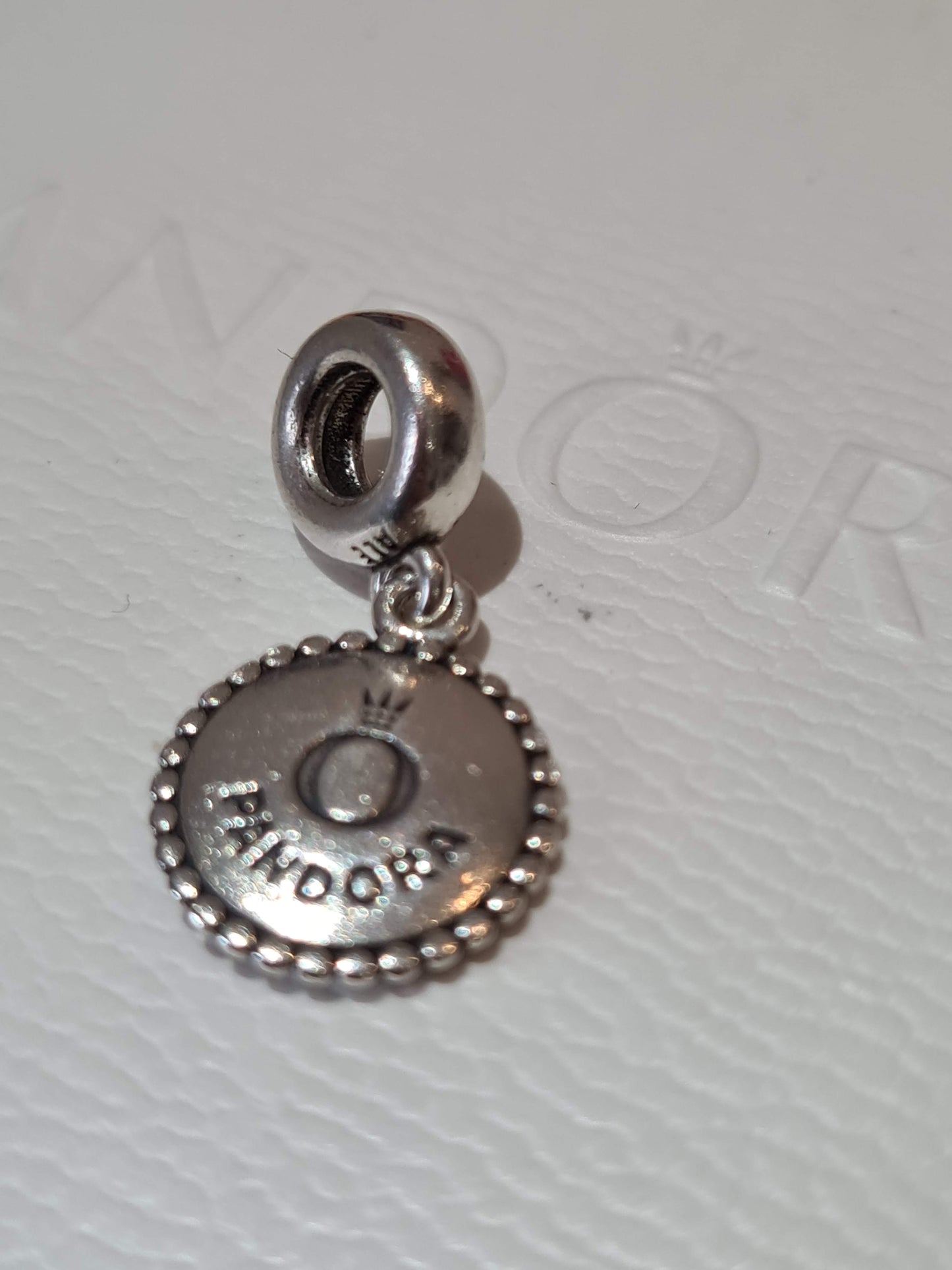 Genuine Pandora RARE Best Friends Stick Man Drawing Dangle charm