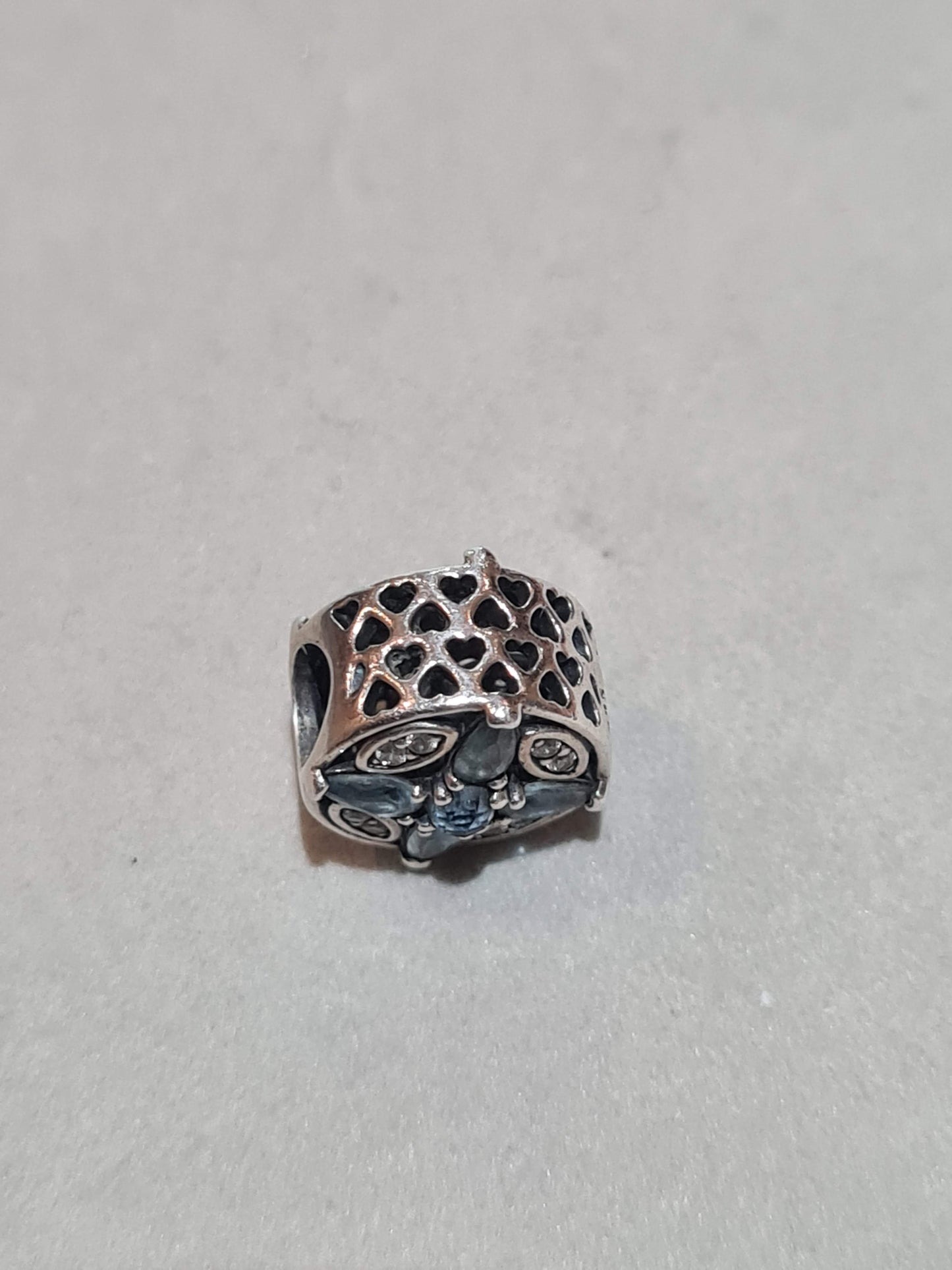 Genuine Pandora Blue Frozen Snowflake Cz Charm