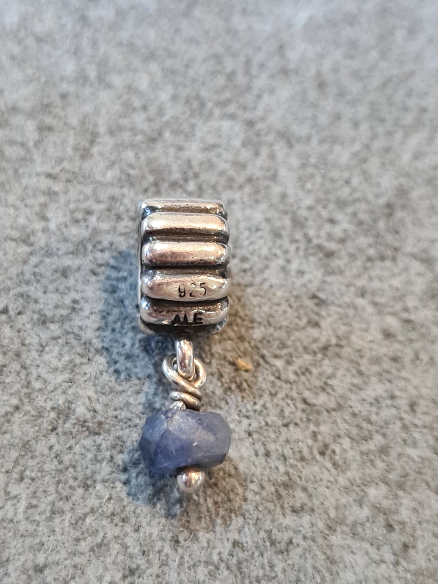 Genuine Pandora Birthstone Dangle Little Blue Charm
