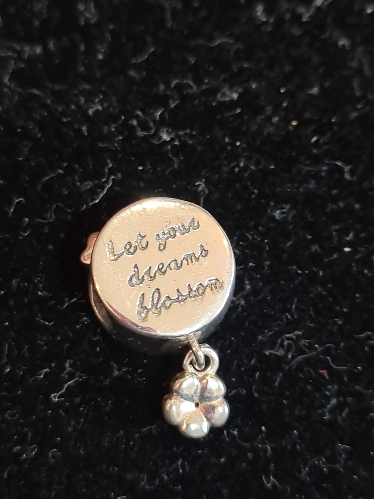 Genuine Pandora Rainbow 'Let Your Dreams Blossom' Dangle Charm