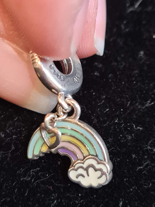Genuine Pandora Rainbow Dangle NHS