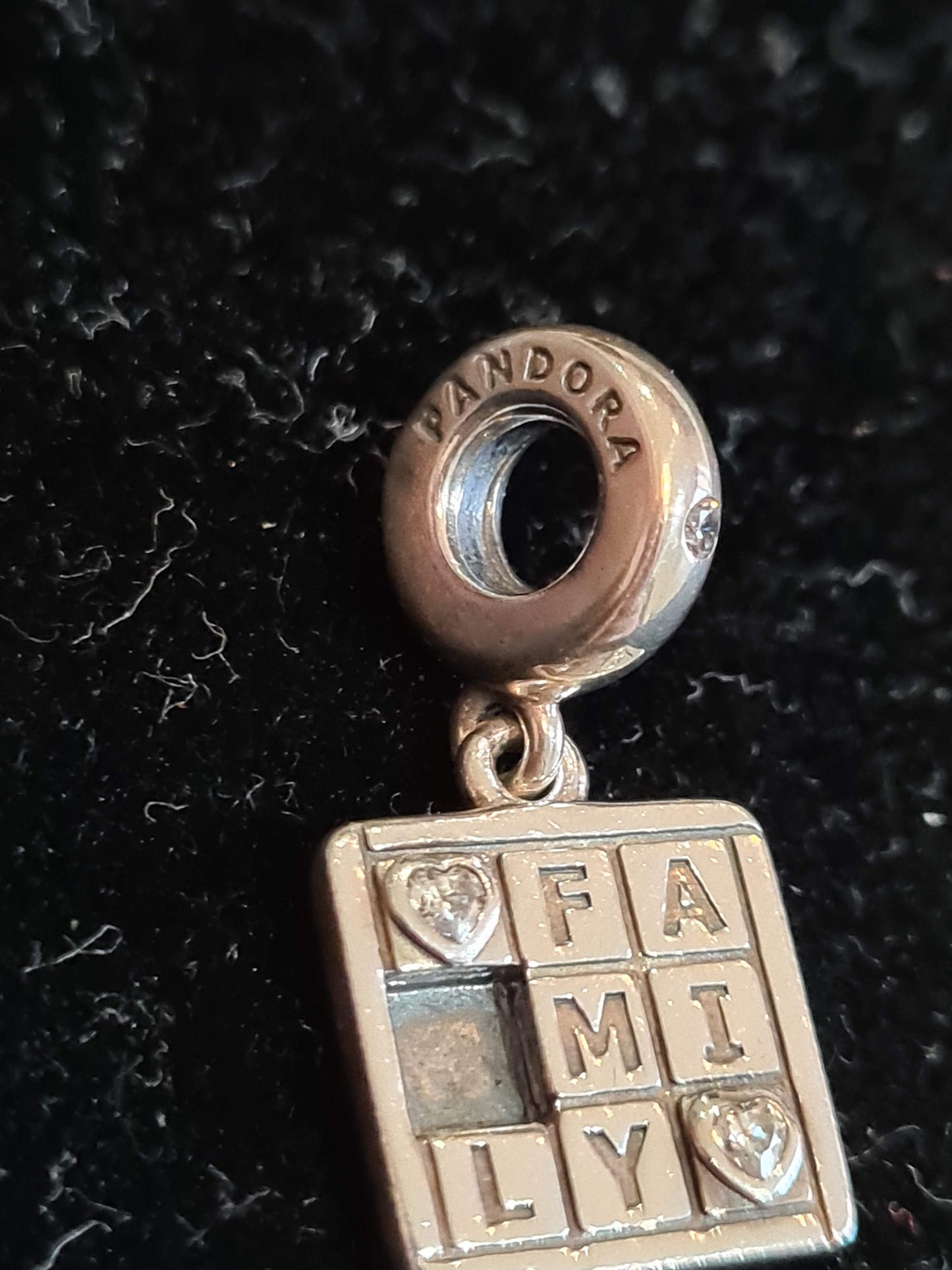 Genuine Pandora Family Puzzle Missing Piece Dangle
