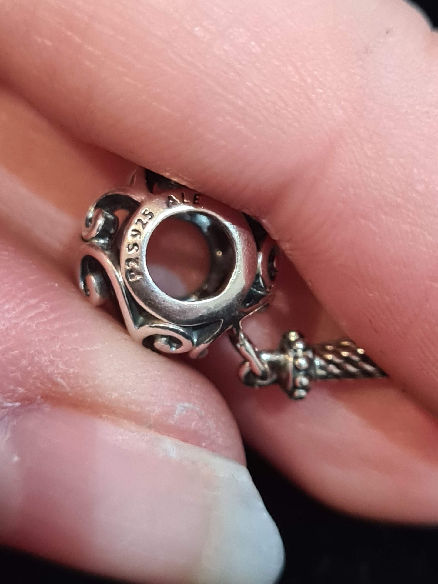 Genuine Pandora Oriental Dangle Lantern Openwork Charm