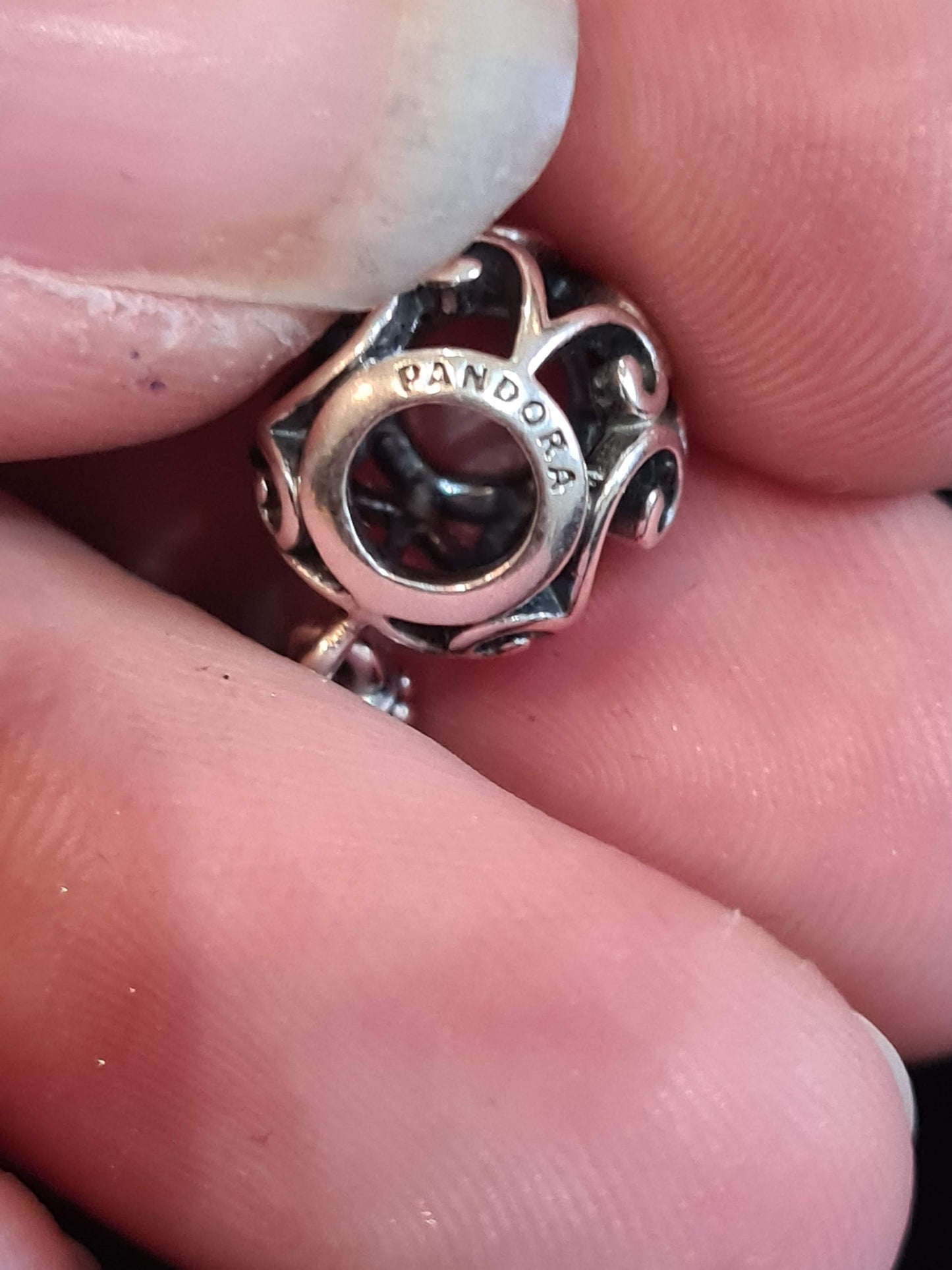 Genuine Pandora Oriental Dangle Lantern Openwork Charm