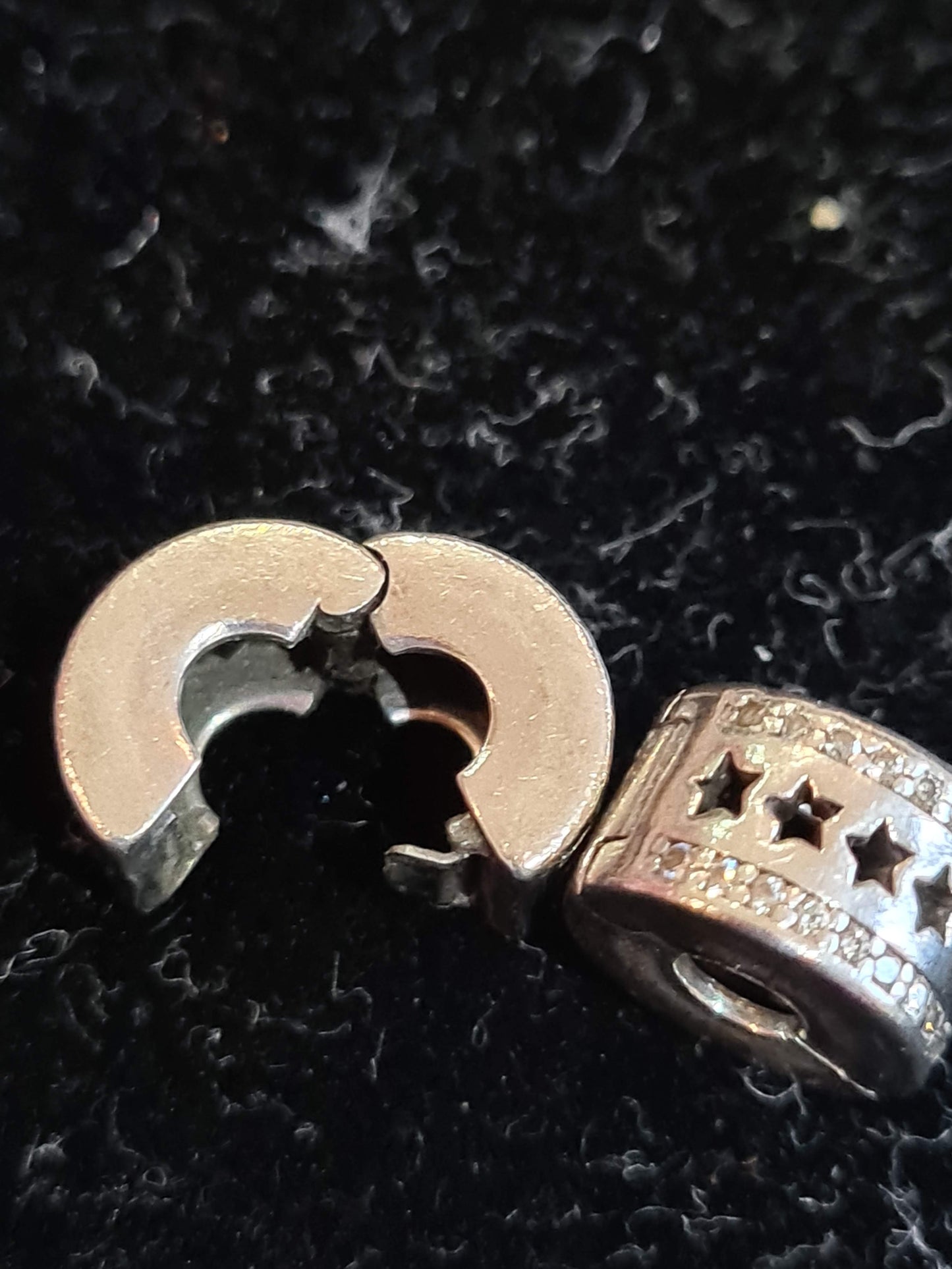 Genuine Pandora Pave Star Clip