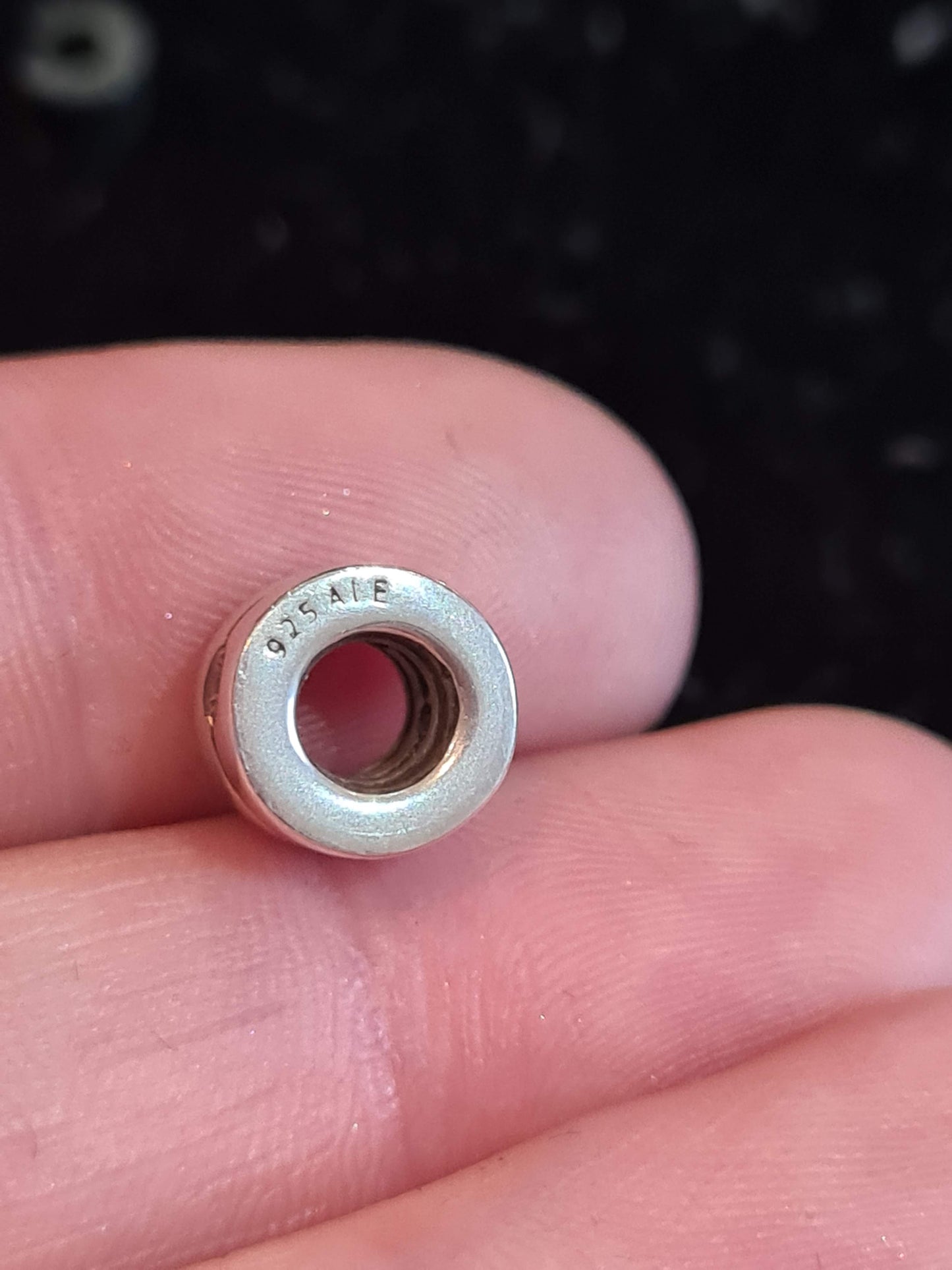 Genuine Pandora Pink/ Clear Cz Retired Charm