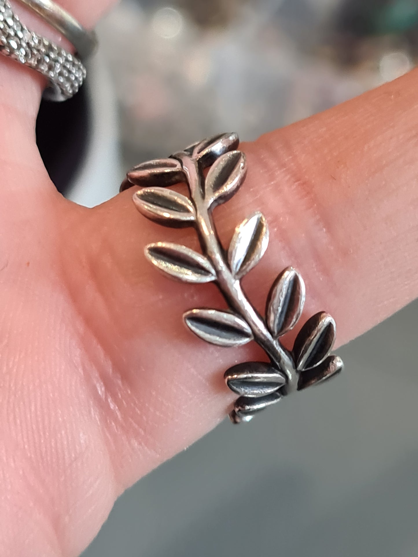 Genuine Pandora Leaf Ivy Leaves Ring Size ..