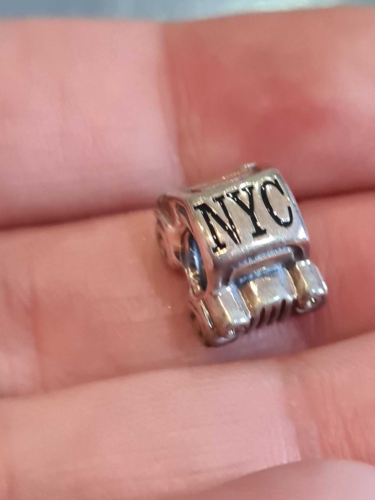 Genuine Pandora NYC Taxi America Travel Charm Car