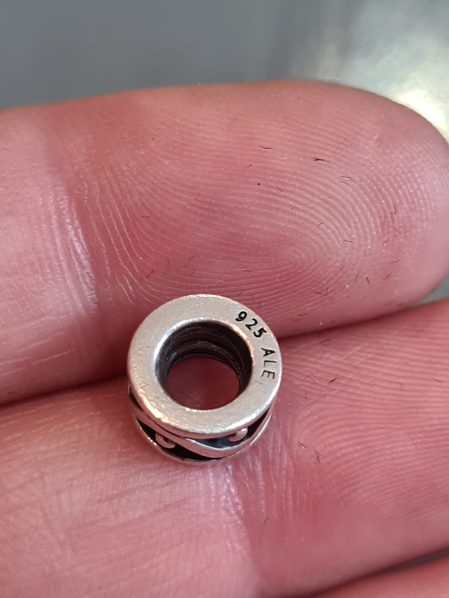 Genuine Pandora Tirbal Wave and Dot Small Charm