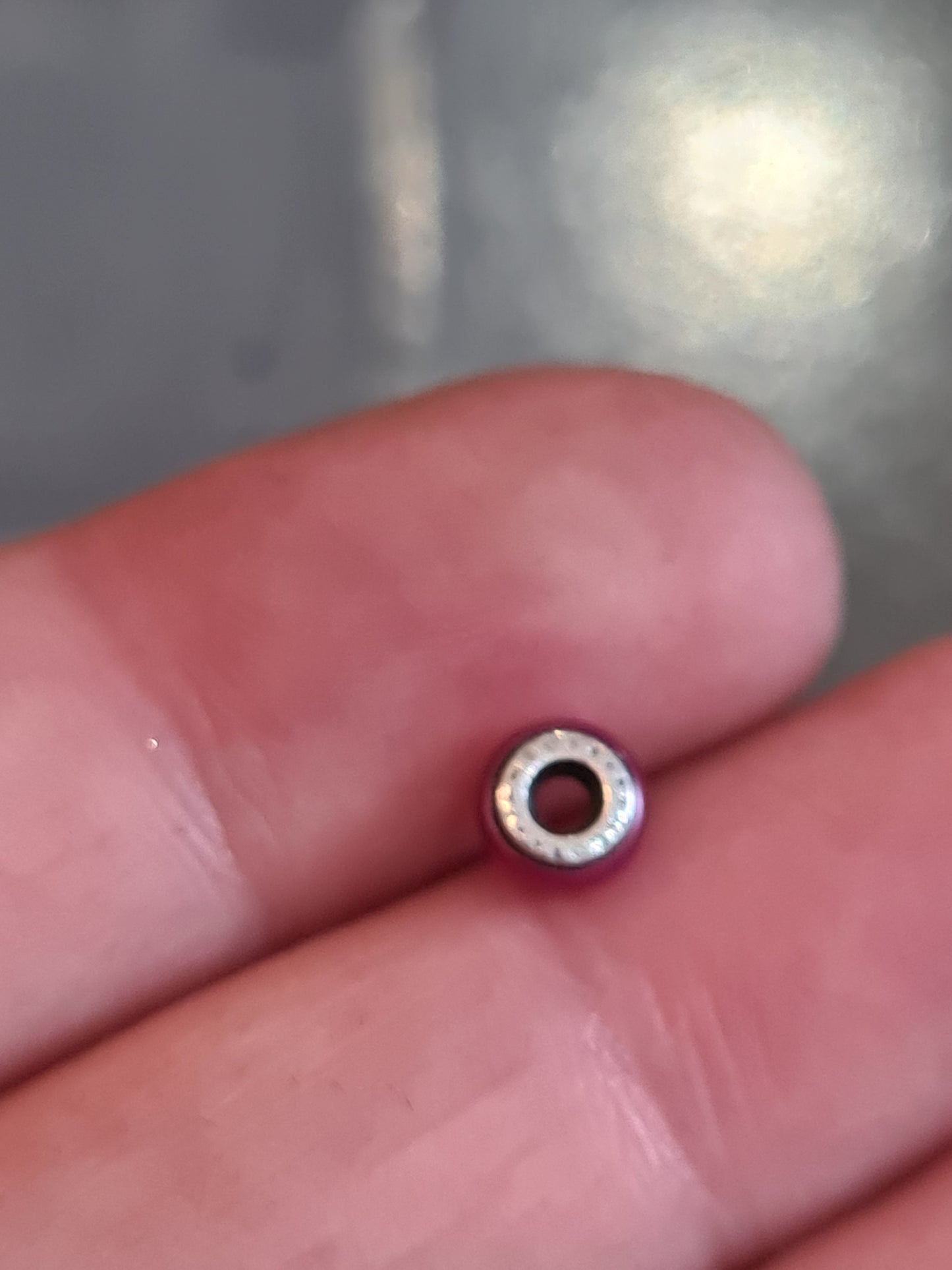 Genuine Pandora Tiny Pink Enamel Spacer for Pandora Me and Essence Bracelets