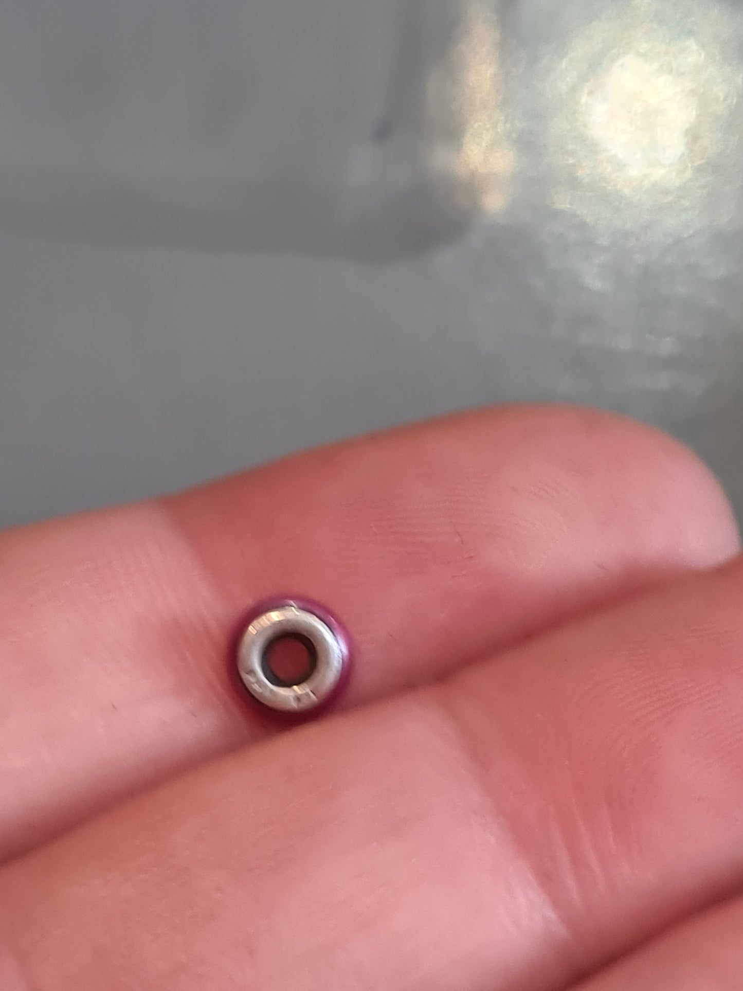 Genuine Pandora Tiny Pink Enamel Spacer for Pandora Me and Essence Bracelets