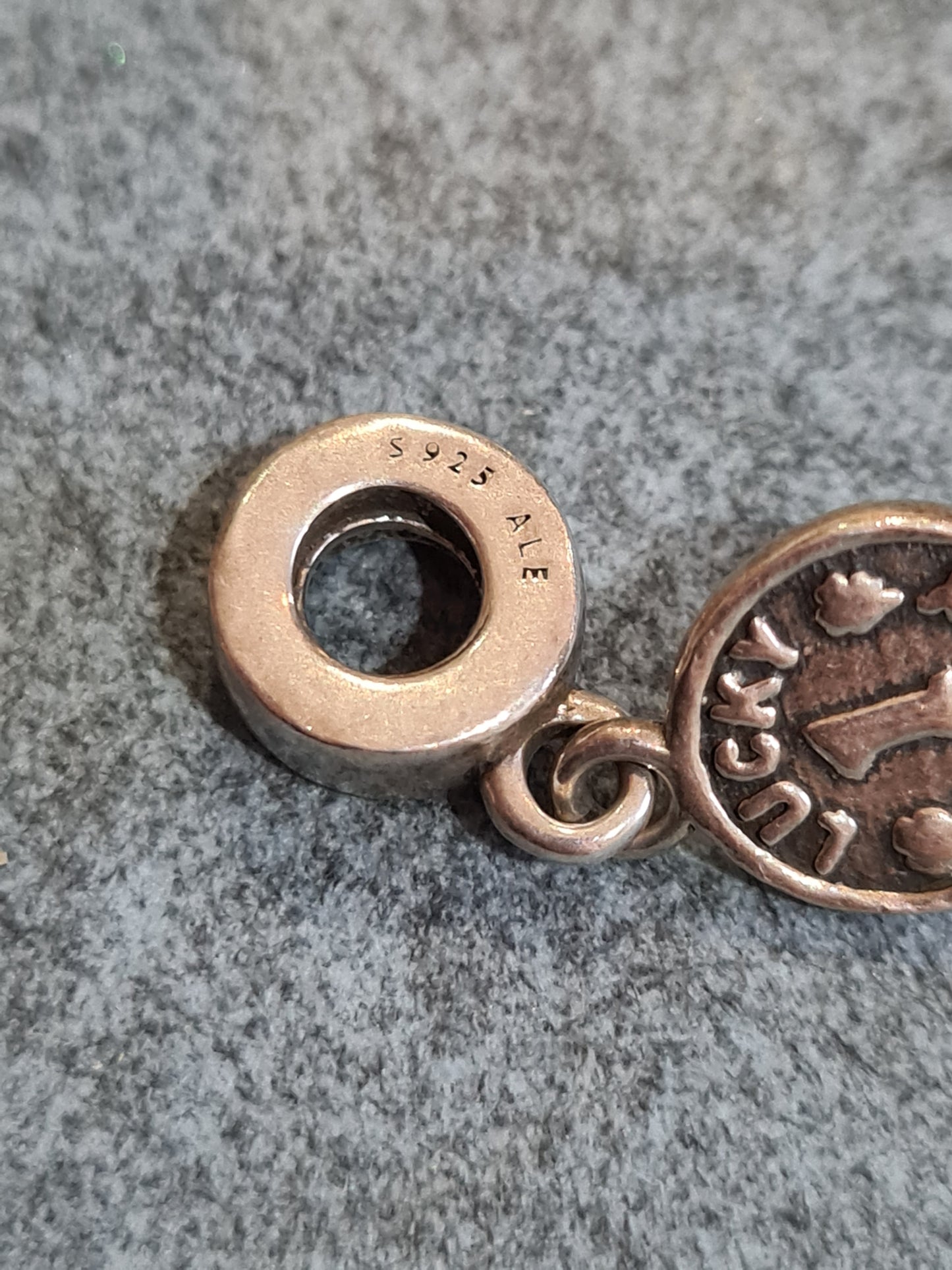 Genuine Pandora Lucky Penny Dangle Charm