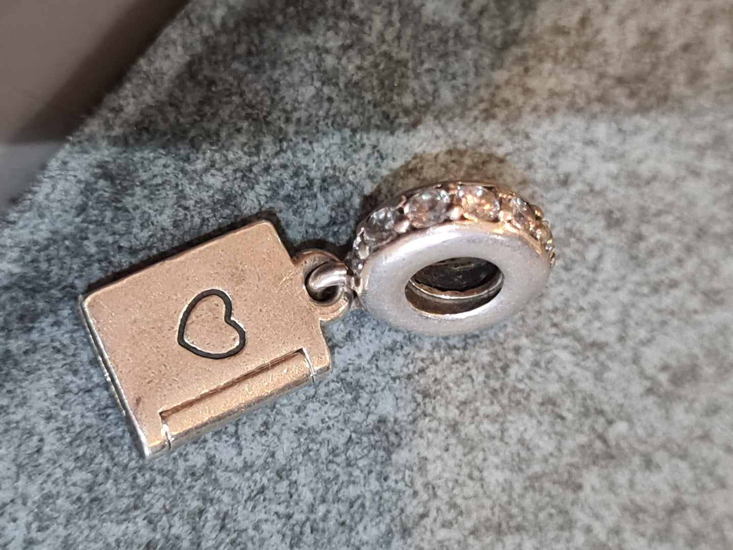 Genuine Pandora Happy Birthday Card Dangle Charm