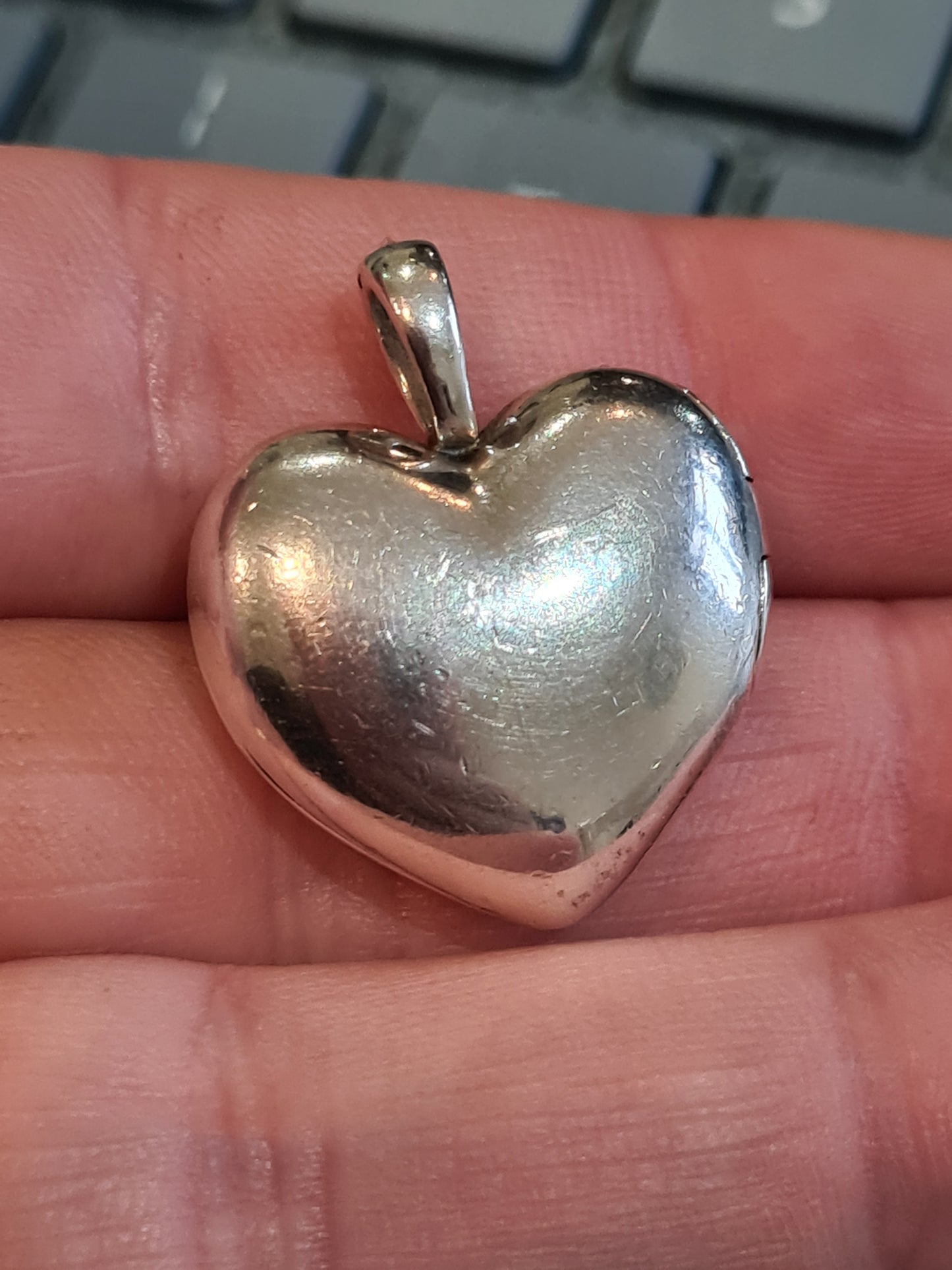Genuine Pandora Silver Heart Locket Necklace Heavy, Retired and Hard to Find WITH 90cm CHAIN