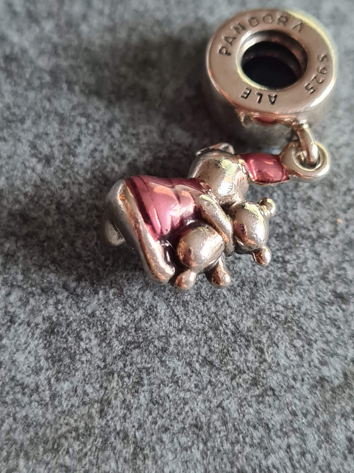 Genuine Pandora Winnie the Pooh Disney Piglet and Bear Dangle Enamel Charm