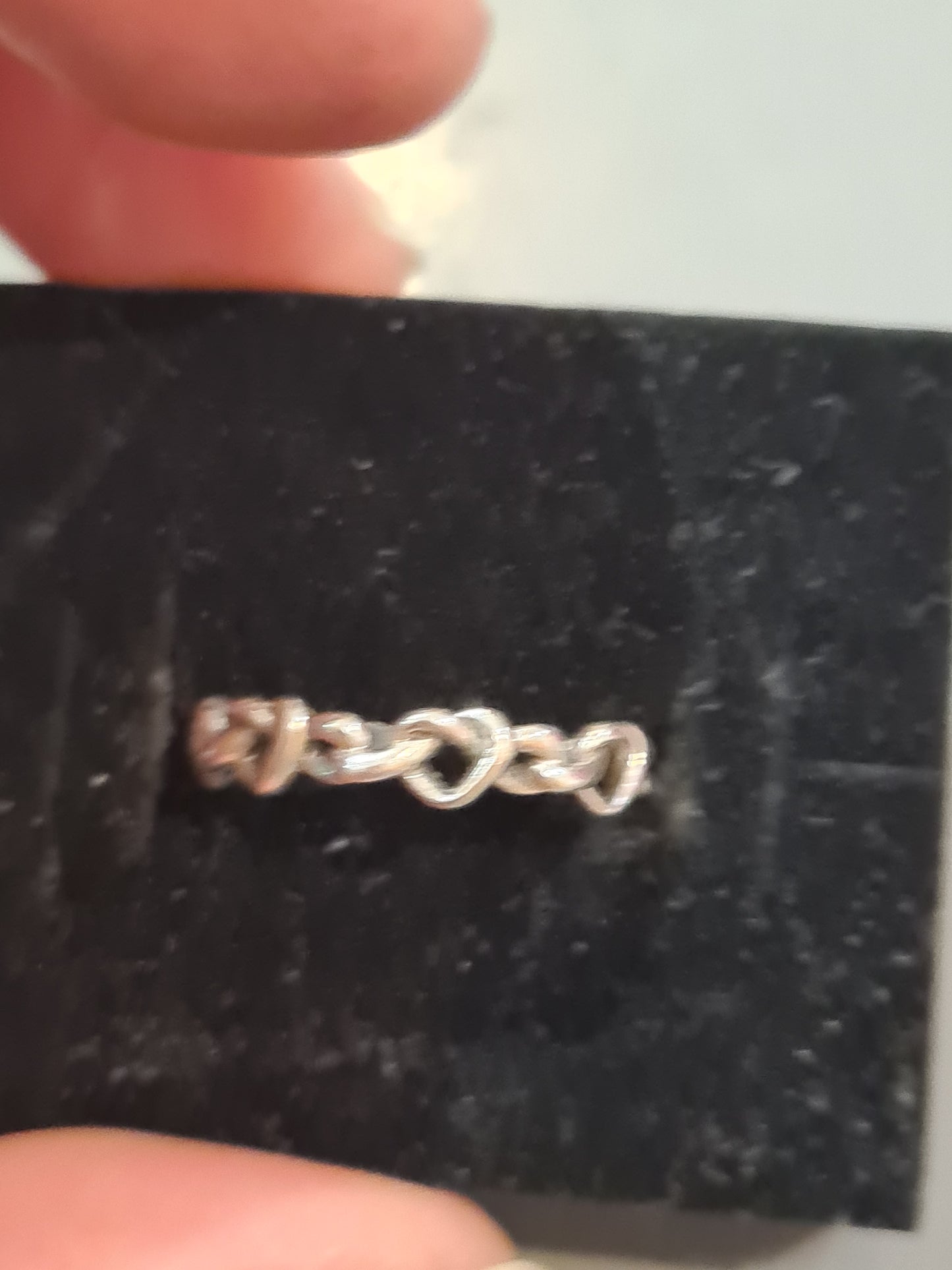 Genuine Pandora Heart Chain Link Openwork Charm Size 52