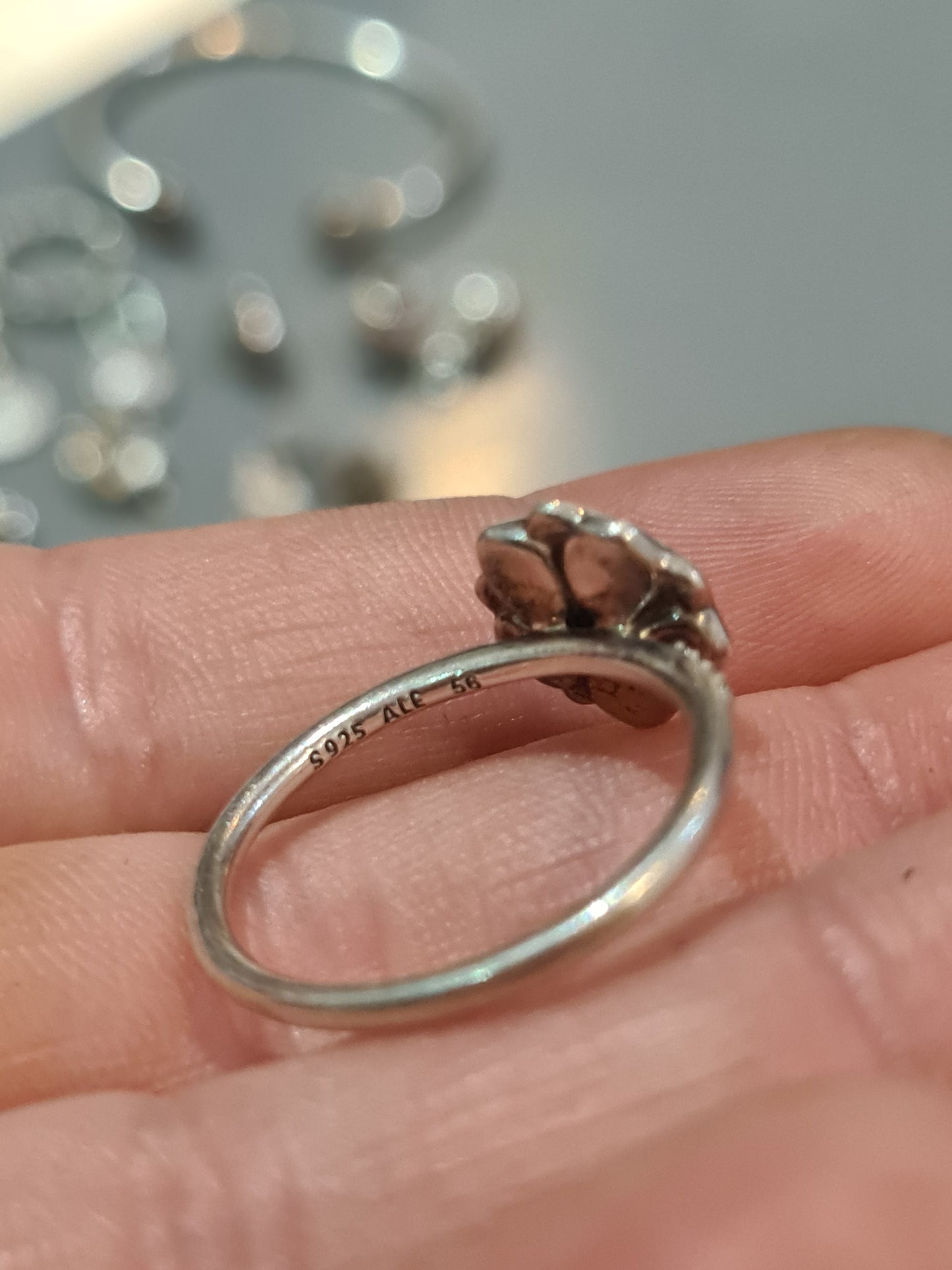 Genuine Pandora Blooming Magnolia Flower Ring Size...