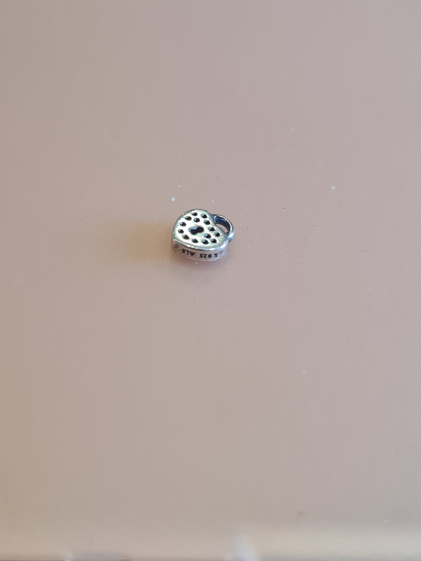 Genuine Pandora Pave Padlock Petite Charm