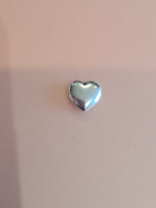 Genuine Pandora Plain Silver Heart Petite Charm