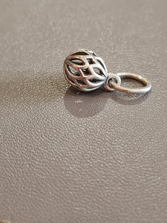Genuine Pandora Cultured Elegance Small Openwork Pendant Charm